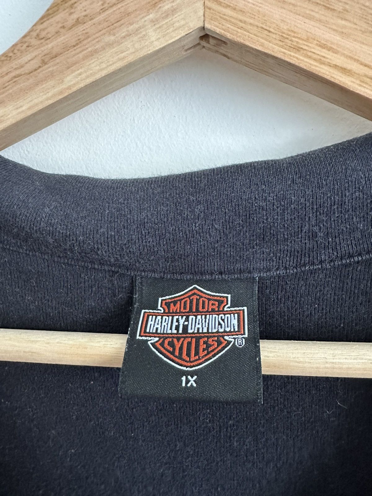 Harley Davidson 2006 Harley-Davidson Reno Nevada Women’s Split Collar Tee Size L / US 10 / IT 46 - 3 Thumbnail