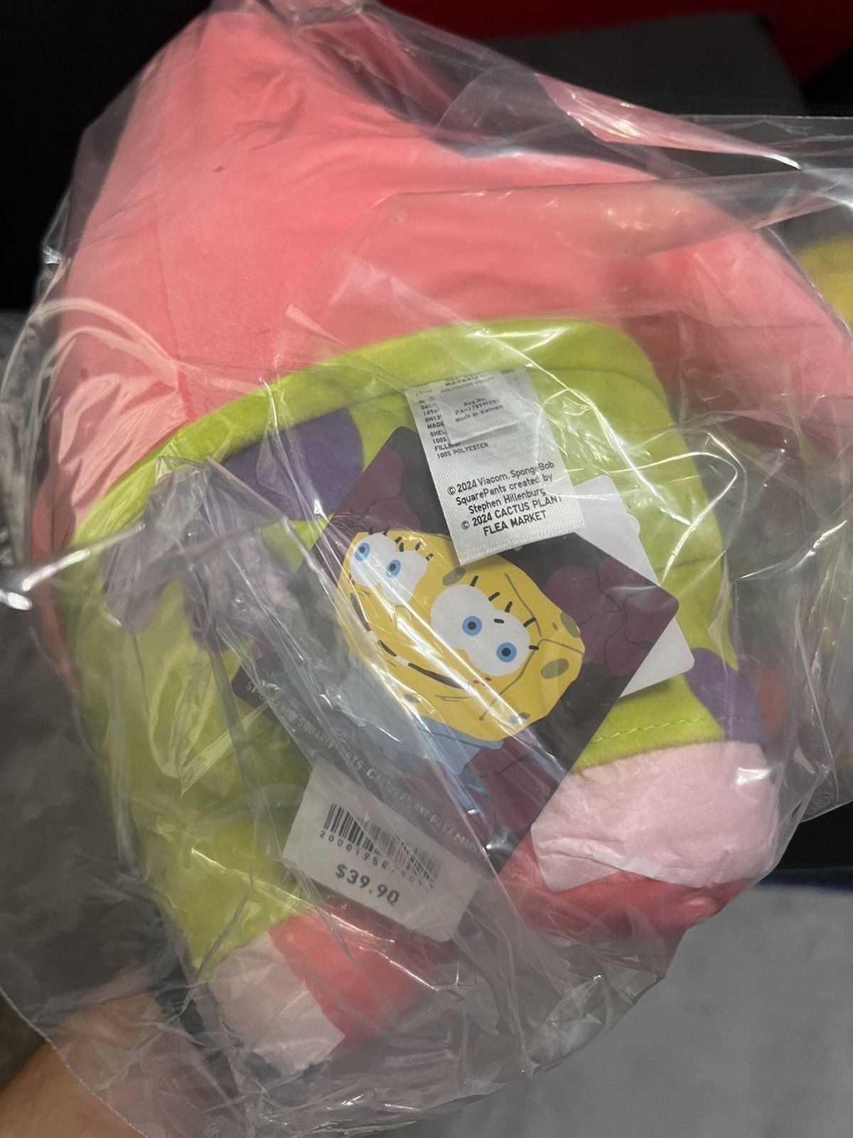 Cactus Plant Flea Market Uniqlo Patrick Spongbob Plush