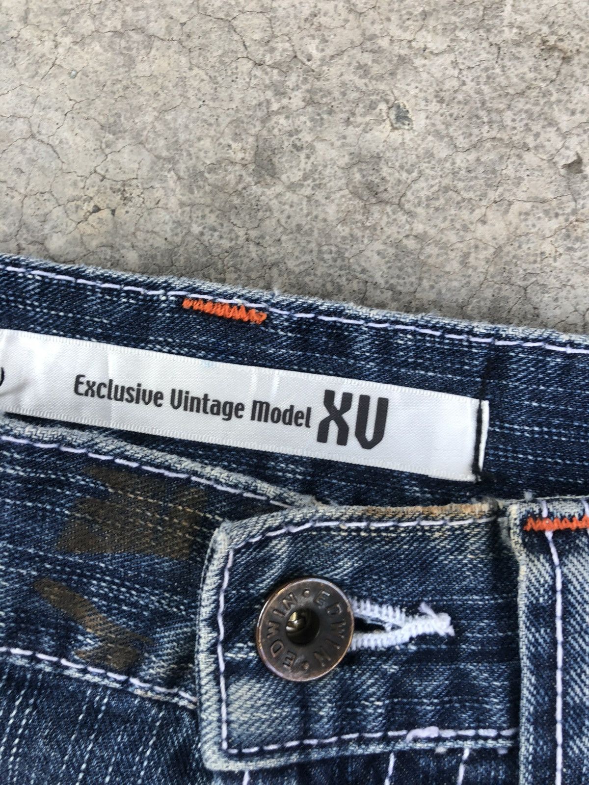 Who Decides War Edwin XV Flared Jeans Bootcut Distressed Jeans Size US 33 - 19 Thumbnail