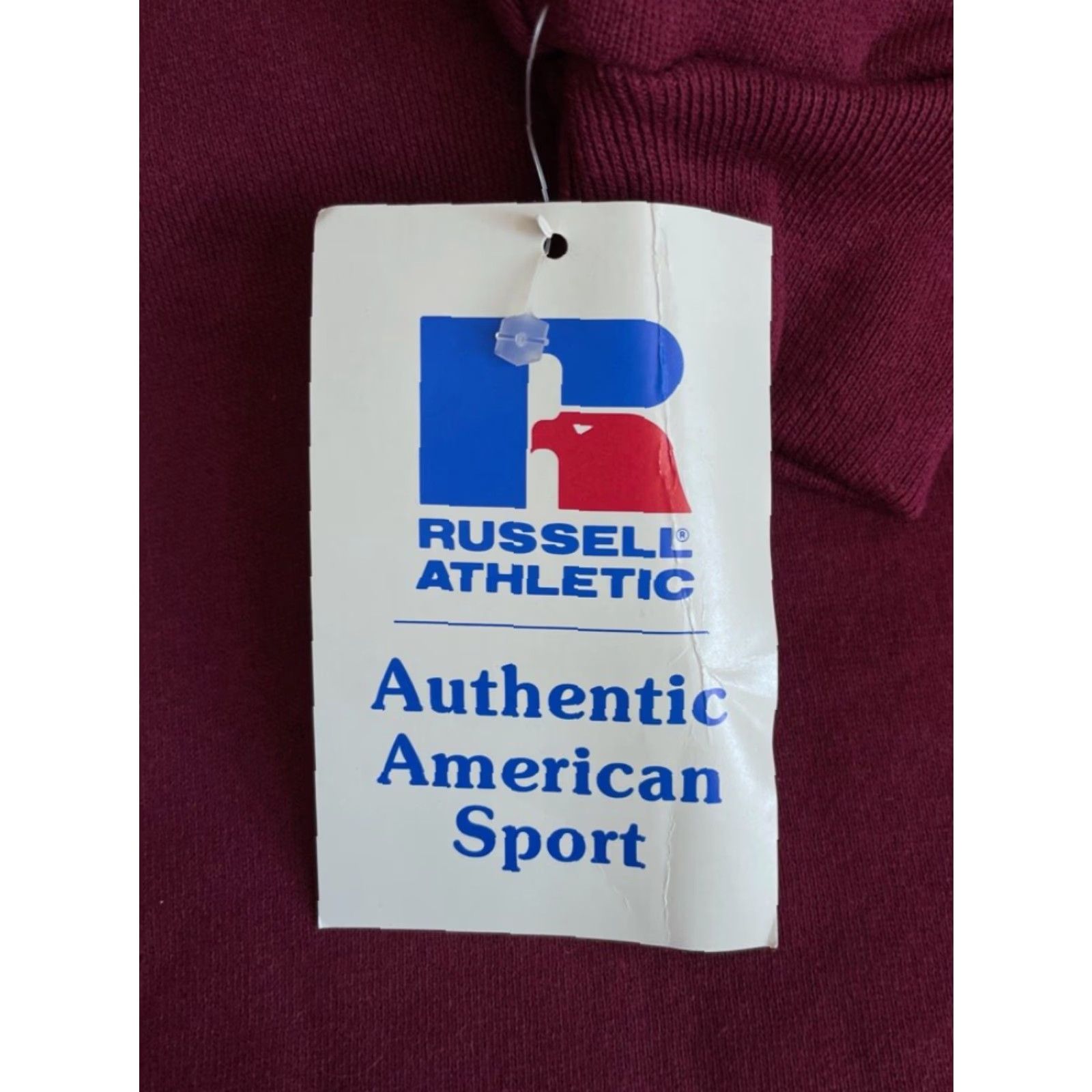 Russell Athletic VINTAGE Russell Athletic Hoodie Mens S Deadstock NWT 90s USA Red Sweatshirt Crew Shirt Warm Mens Size US S / EU 44-46 / 1 - 2 Thumbnail