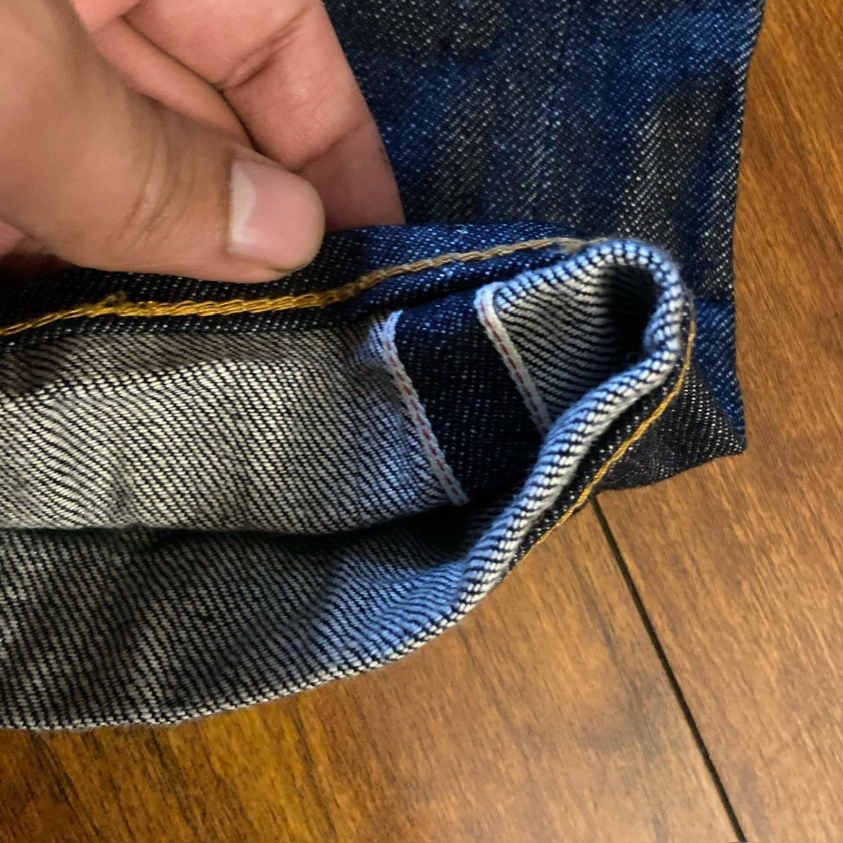 Levi's Big E Selvedge Red Line Levis 501 Jeans Size US 30 / EU 46 - 4 Thumbnail
