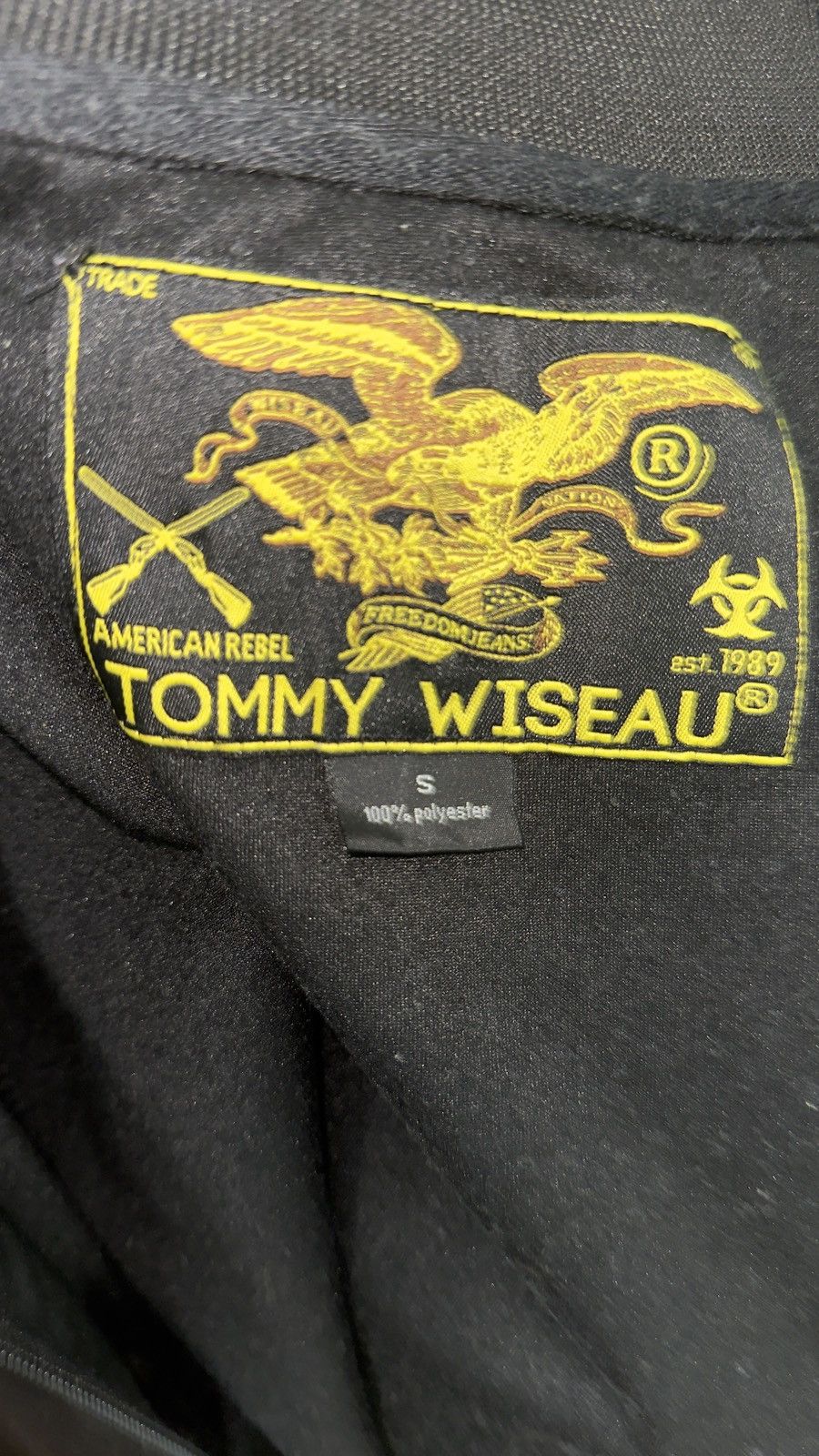 Vintage Vintage 90's Streetwear Bomber — TOMMY WISEAU® Size US M / EU 48-50 / 2 - 4 Thumbnail