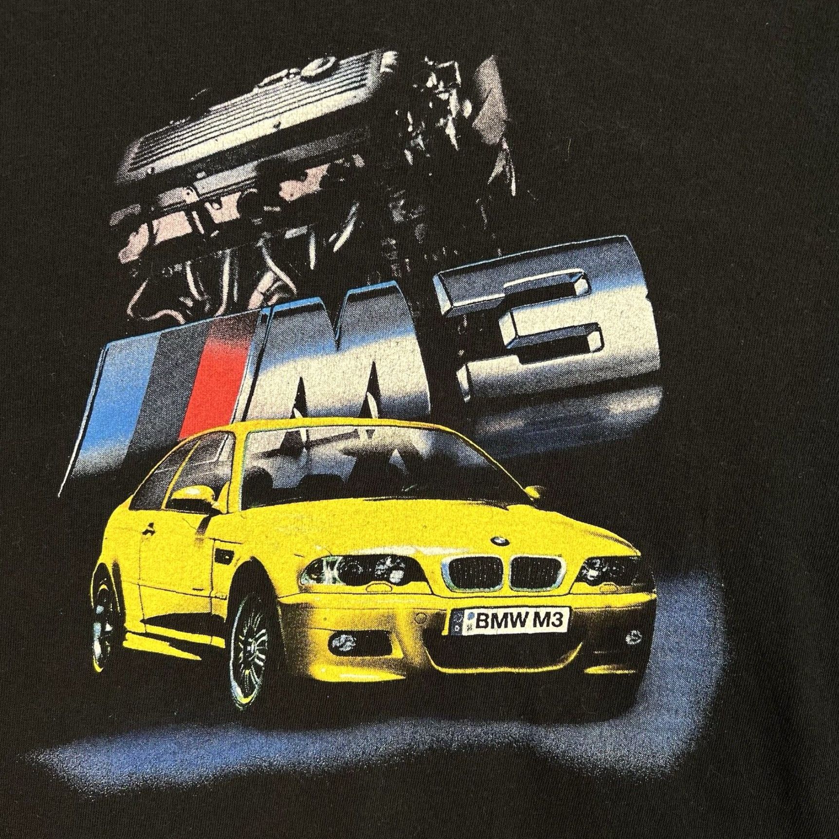 BMW VINTAGE BMW T Shirt Men's Large Black 2000s Racing Car Sportswear Size US L / EU 52-54 / 3 - 7 Thumbnail