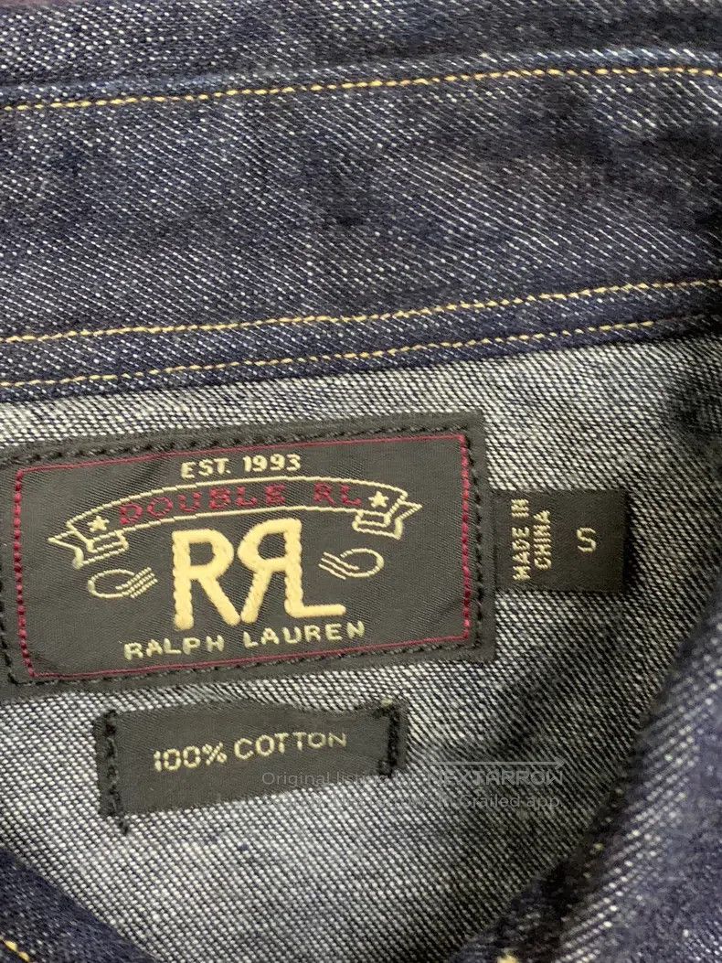 RRL Ralph Lauren RRL Ralph Lauren Raw Classic Denim Shirt Size US S / EU 44-46 / 1 - 4 Thumbnail