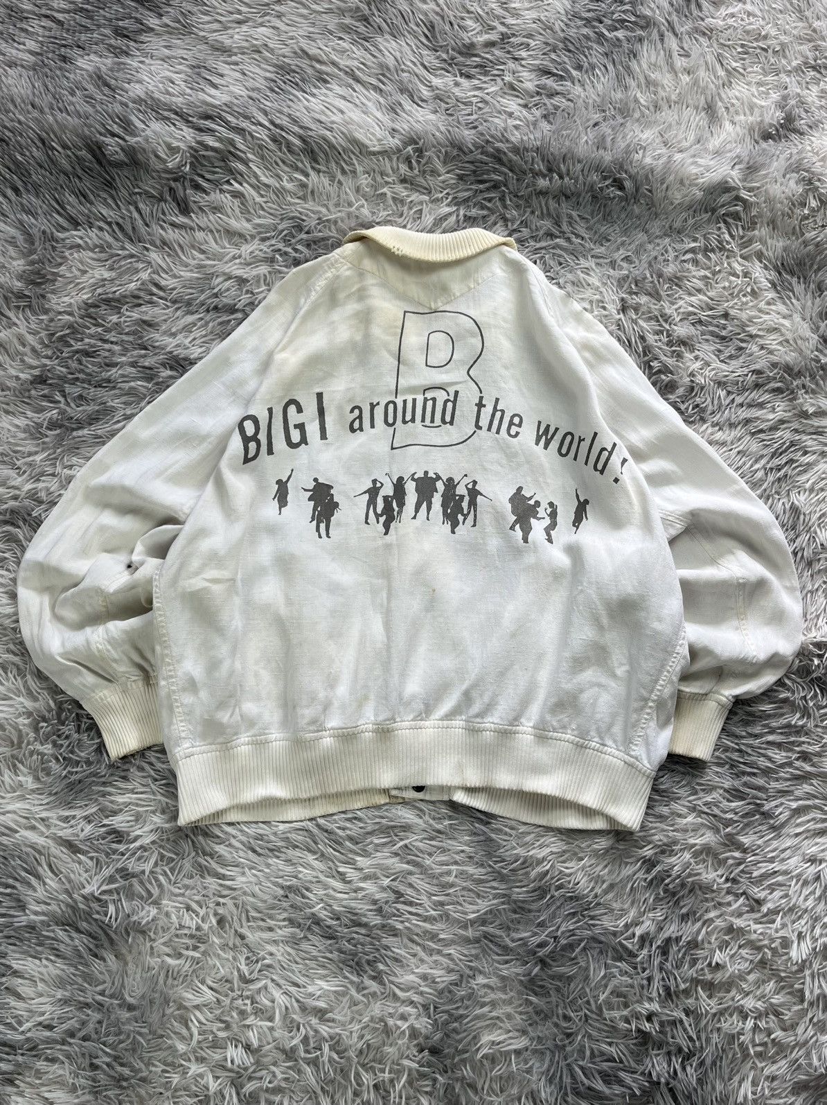 BIGI Vintage BIGI around the world Bomber Jacket Size US L / EU 52-54 / 3 - 12 Thumbnail