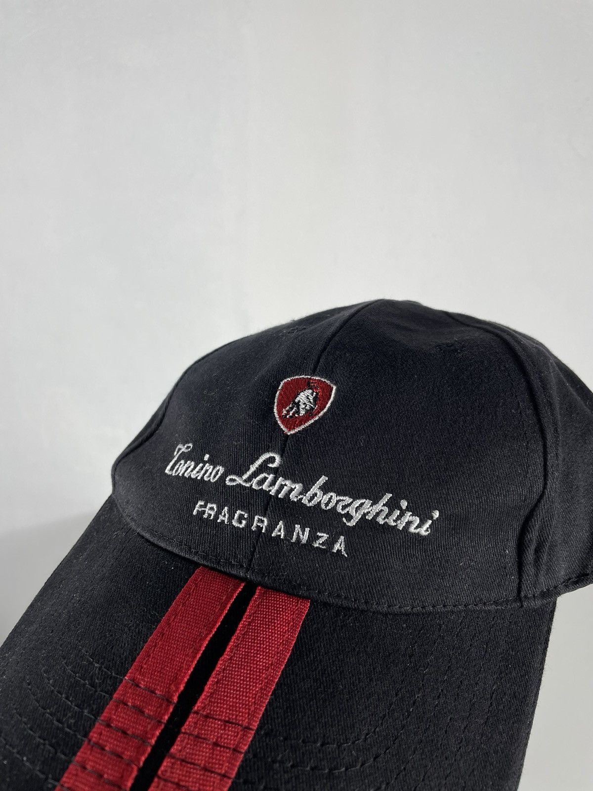 Lamborghini × Vintage Black Vintage Retro Y2k 00s Lamborghini Cap Hat Size ONE SIZE - 5 Thumbnail