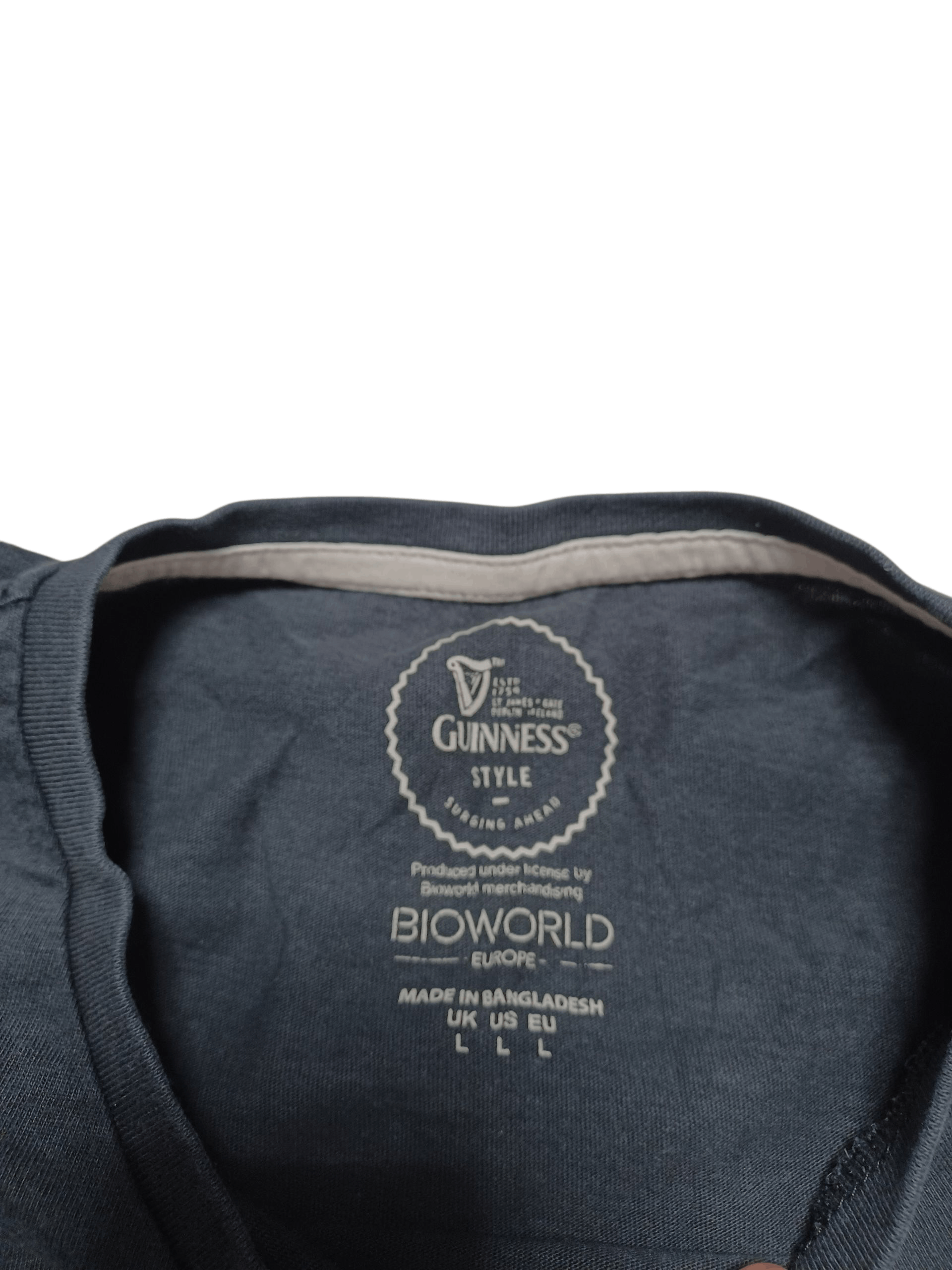 Other GUINNESS DUBLIN IRELAND VINTAGE BIGLOGO MERCH TEE Size US L / EU 52-54 / 3 - 4 Thumbnail