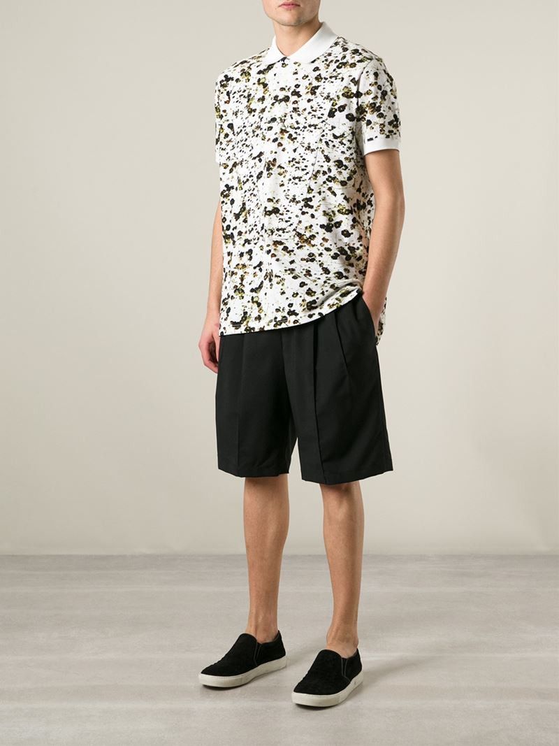 Givenchy White Runway Banded Baby's Breath Oversized Polo Size US XXS / EU 40 - 2 Thumbnail
