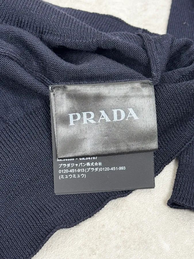 Prada AW2018 Prada Navy Wool Classic Sweater Size US S / EU 44-46 / 1 - 8 Thumbnail