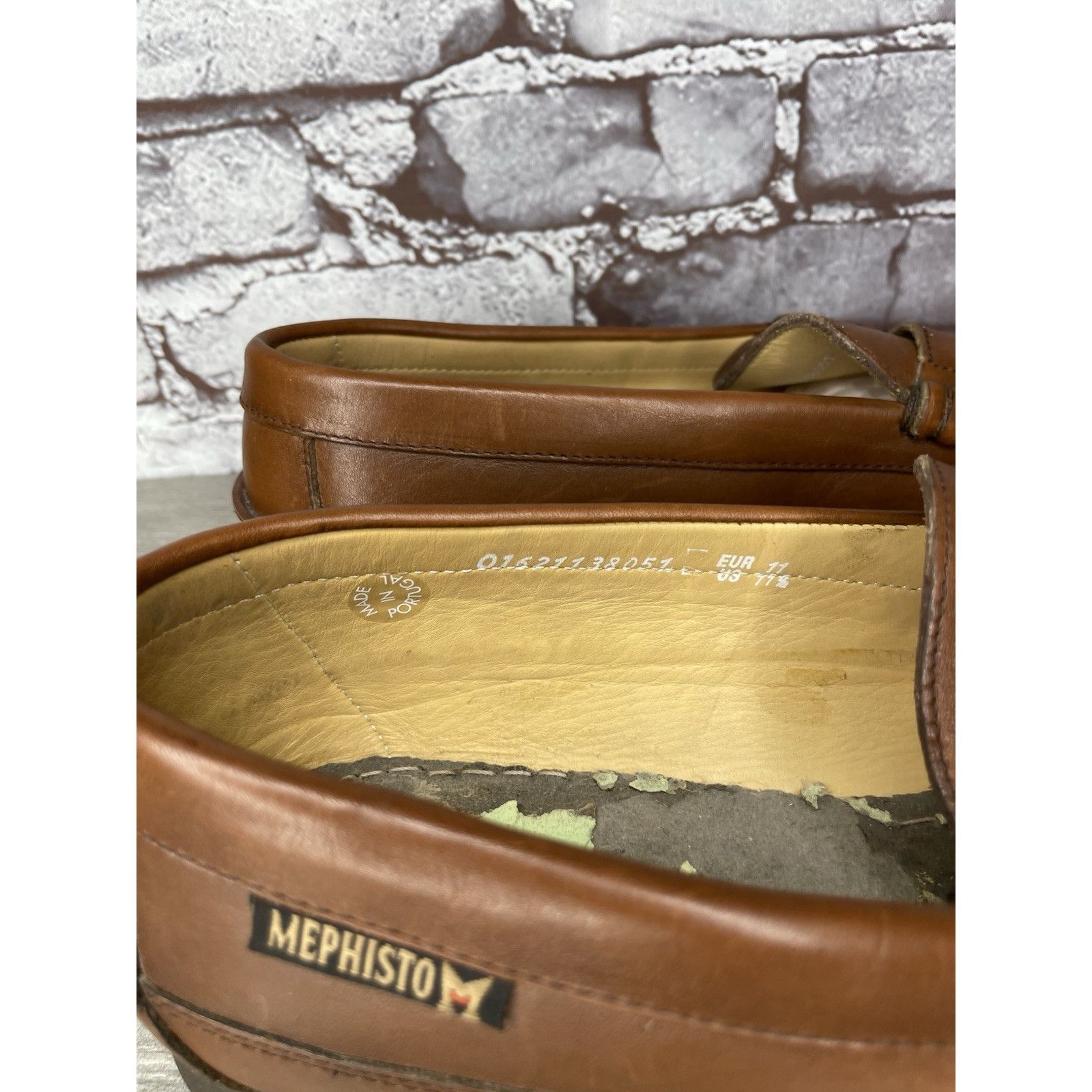 Mephisto Mephisto Spinnaker Brown Leather Penny Loafers Casual Shoes Size US 11.5 / EU 44-45 - 9 Thumbnail