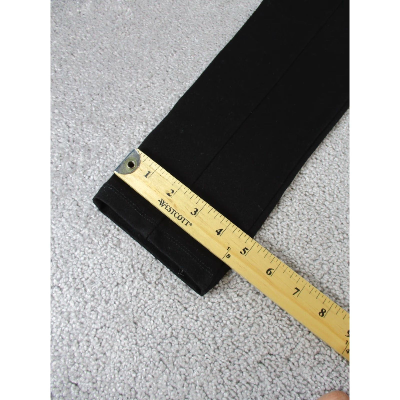 Zara Vintage Zara Pants Womens Medium Black Skinny Pull On 90s Style Knit Stretch Ankle Size 32" / US 10 / IT 46 - 5 Thumbnail