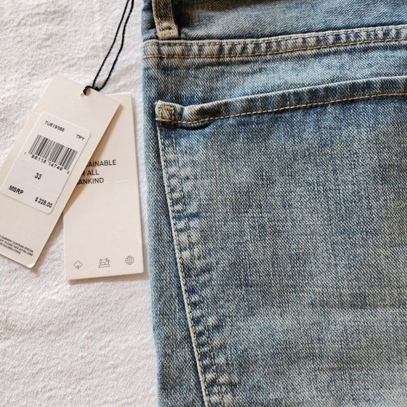 7 For All Mankind 7 For All Mankind Raw Edges Easy Day Bootcut Sz. 33 Jeans Size 33" - 6 Thumbnail