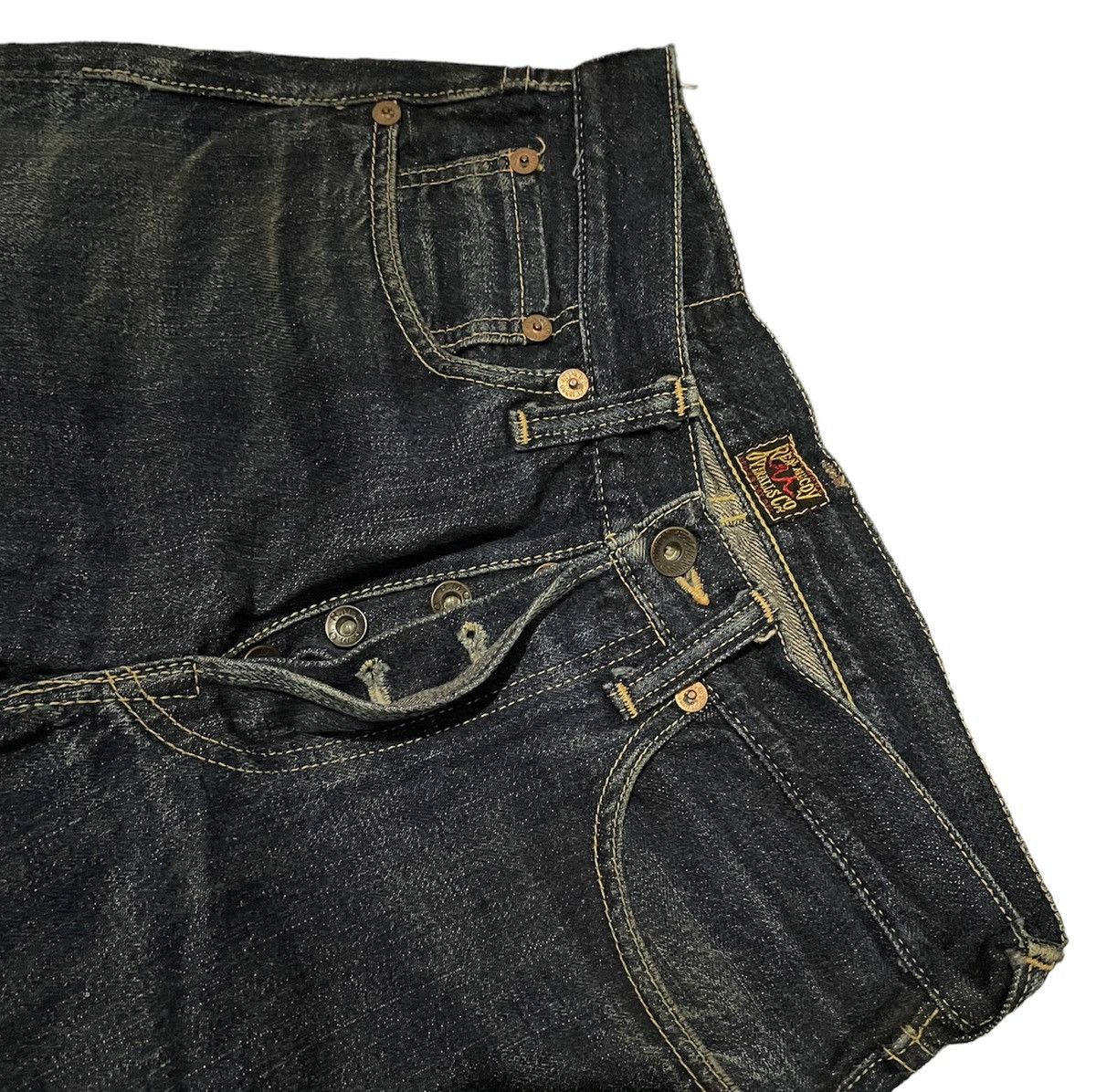 Japanese Brand × The Real McCoy's Vintage Selvedge Real Mc Coy Denim pants Size US 28 / EU 44 - 5 Thumbnail