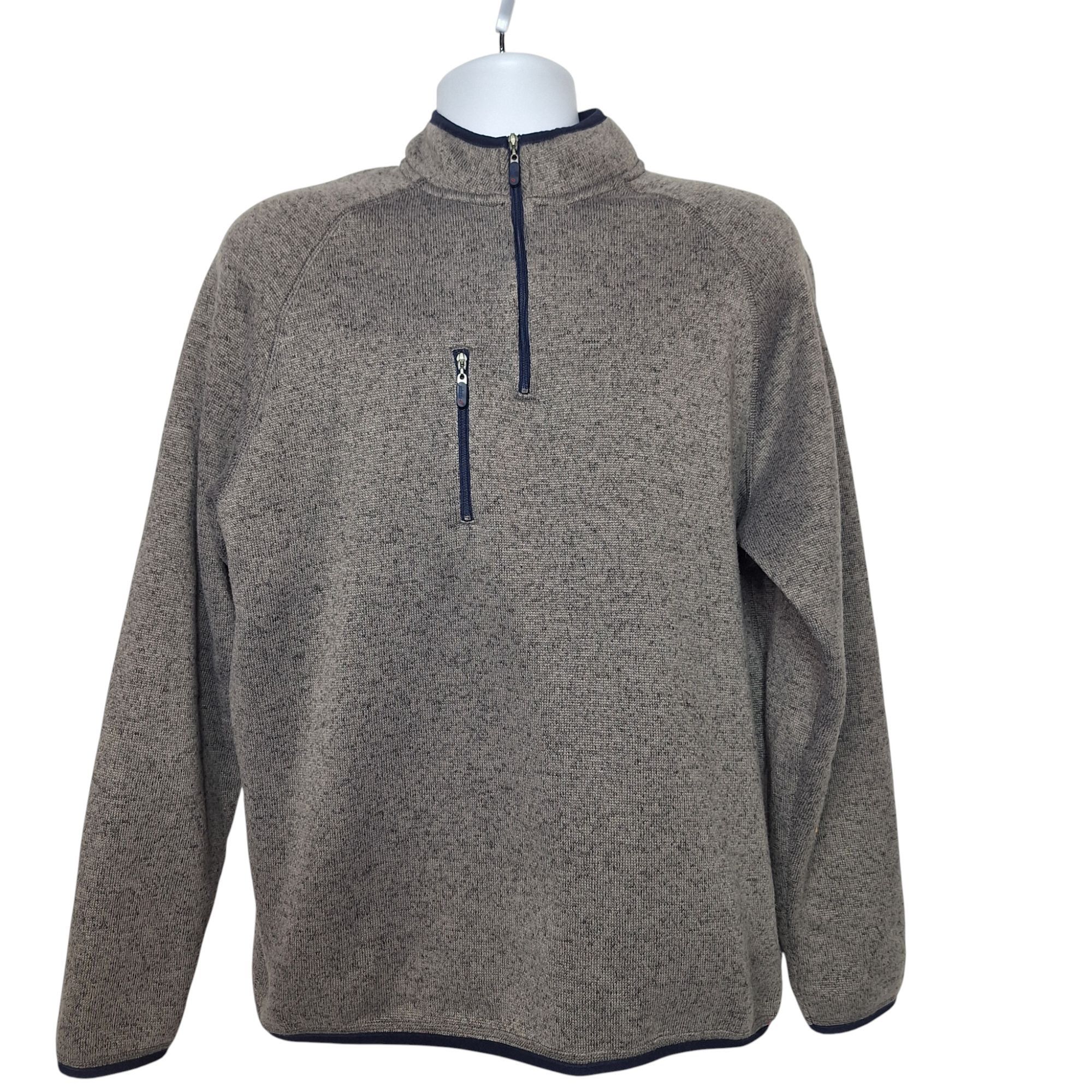 johnnie-O johnnie-O Sulley Quarter-Zip Pullover Large Quarry Gray Flee Size US L / EU 52-54 / 3 - 2 Thumbnail