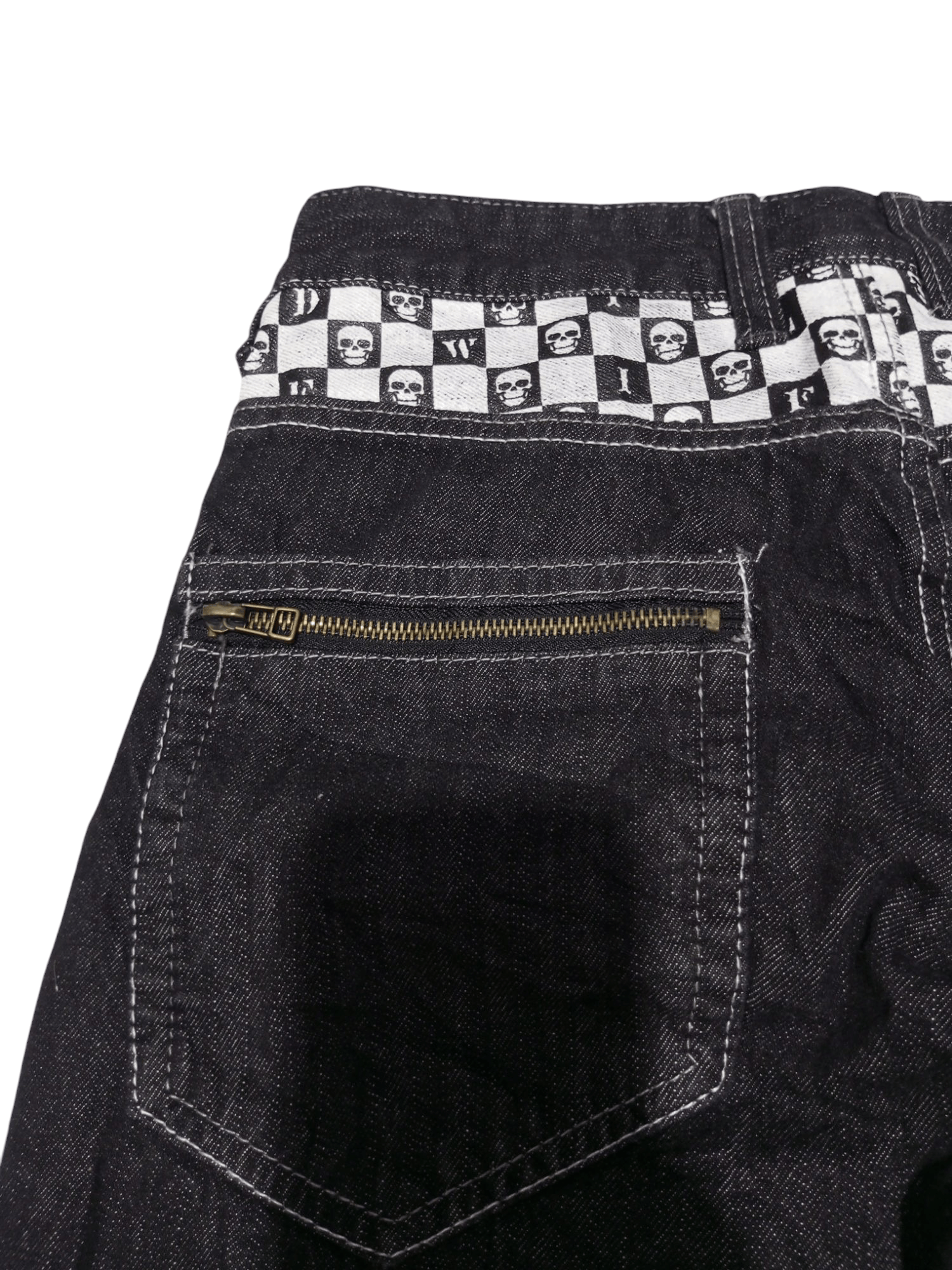 Hysteric Glamour Vintage mild life sklulls bones punk denim pants Size US 29 - 6 Thumbnail