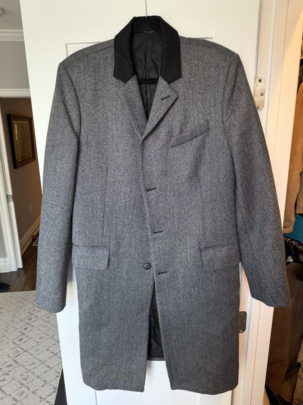 Rag & Bone Grey & black melange rag & bone overcoat Size US S / EU 44-46 / 1 - 2 Thumbnail