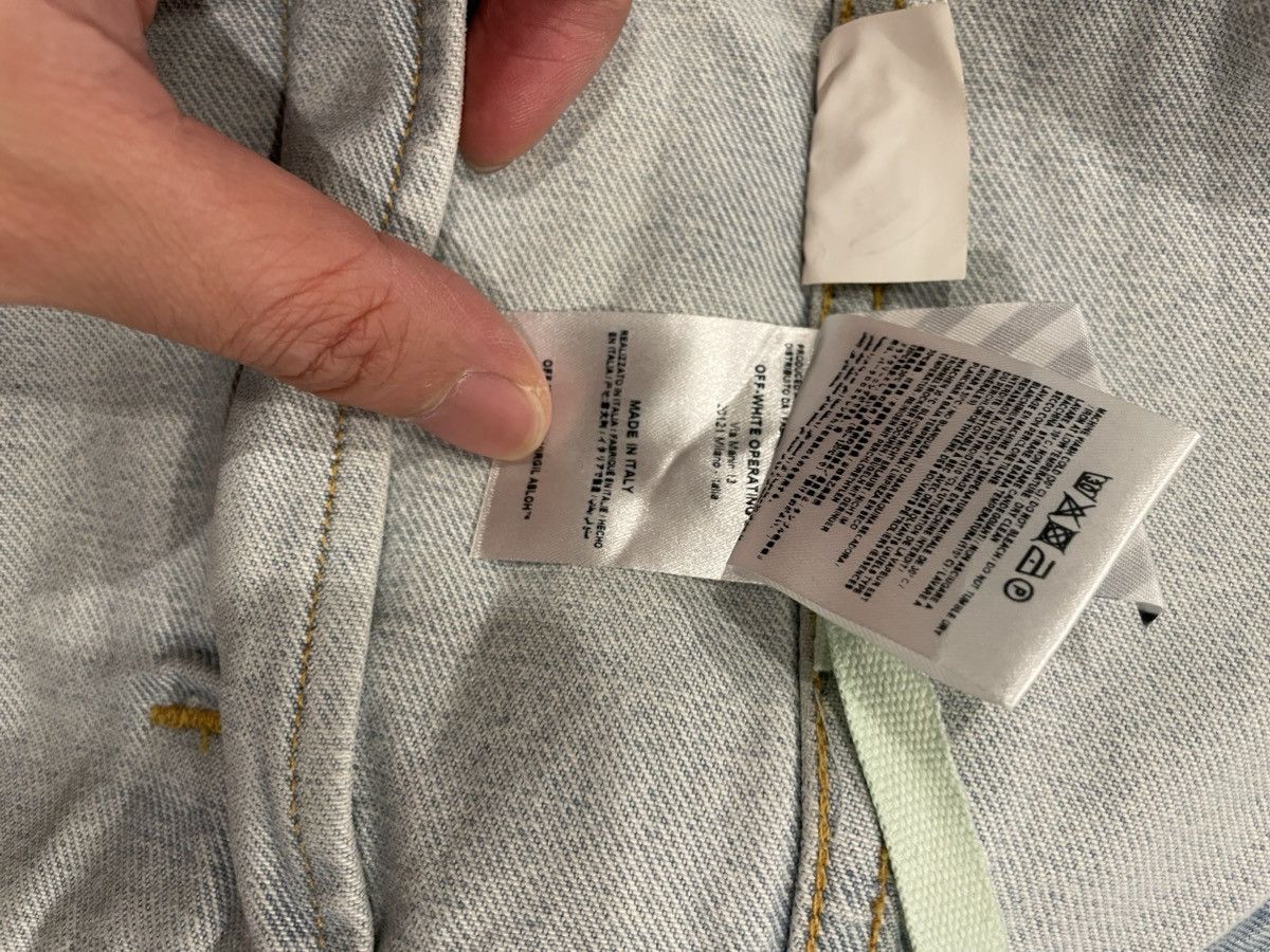 Off-White Off-White “Not Real” Denim Jacket Size US M / EU 48-50 / 2 - 6 Thumbnail