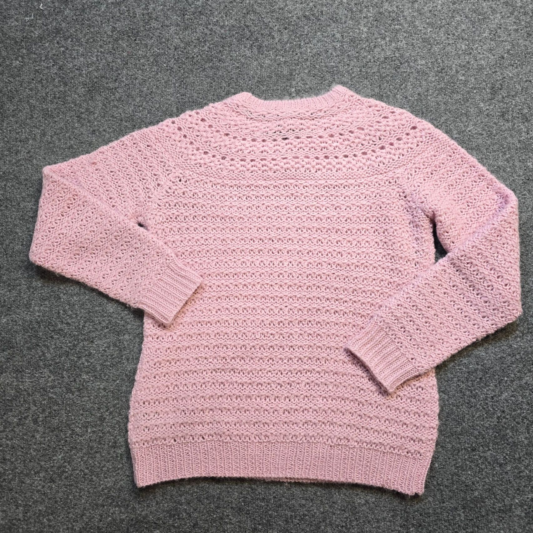 Ralph Lauren VINTAGE Lauren Ralph Lauren Sweater Womens Large Pink Alpaca Blend Chunky Knit Casual Size L / US 10 / IT 46 - 7 Thumbnail