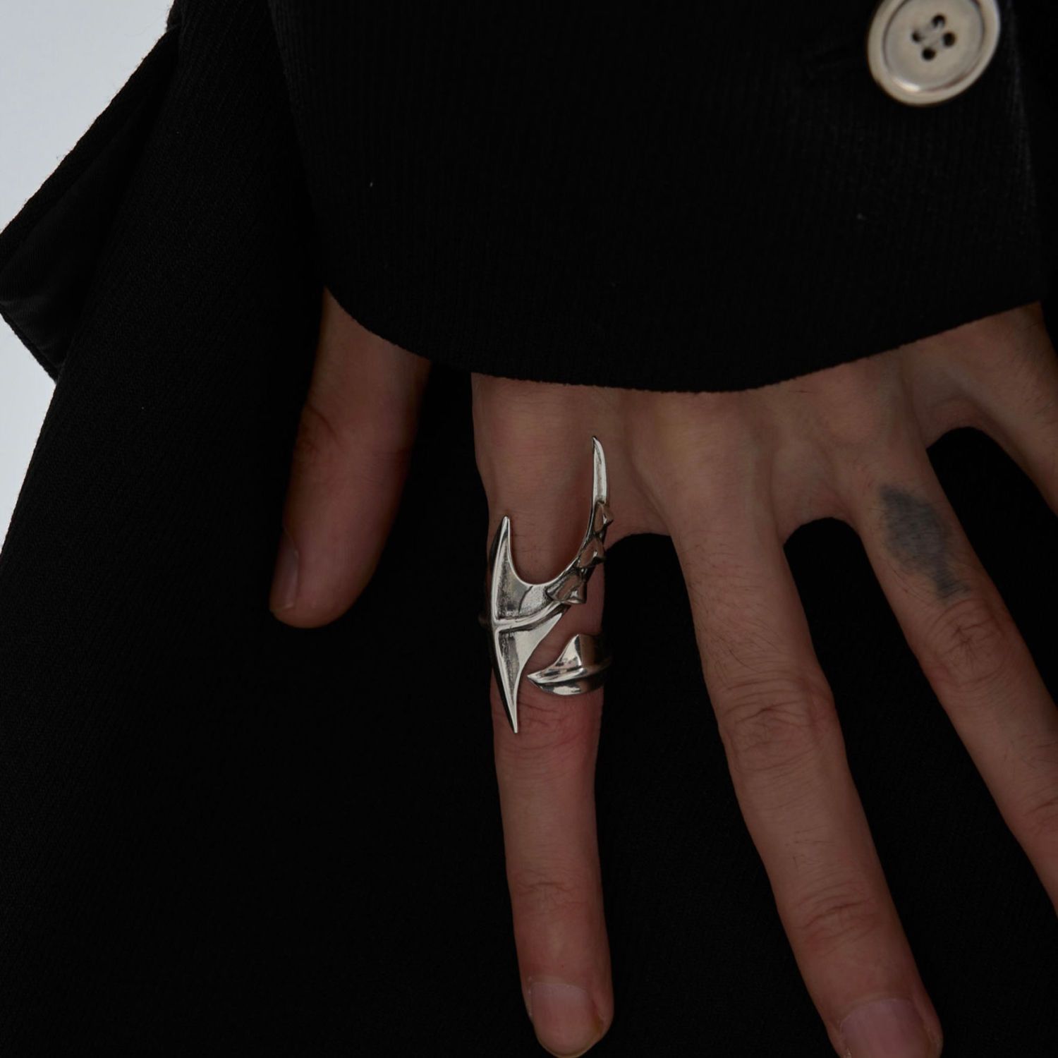 Jewelry Matchless Jewelry Rings Open Size Chrome Ring (Size 7-13) Size ONE SIZE - 3 Thumbnail