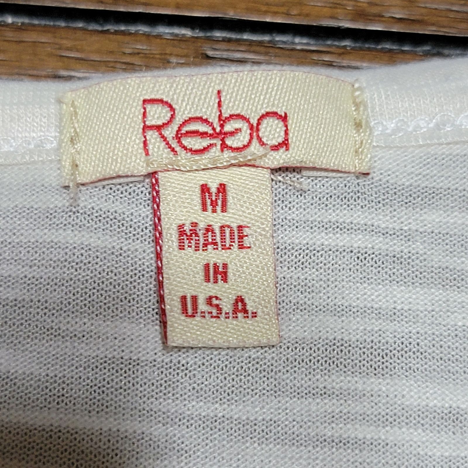 Other Reba LS White V-Neck Blouse w/ Aztec Print & Bling - Medium Size M / US 6-8 / IT 42-44 - 5 Thumbnail
