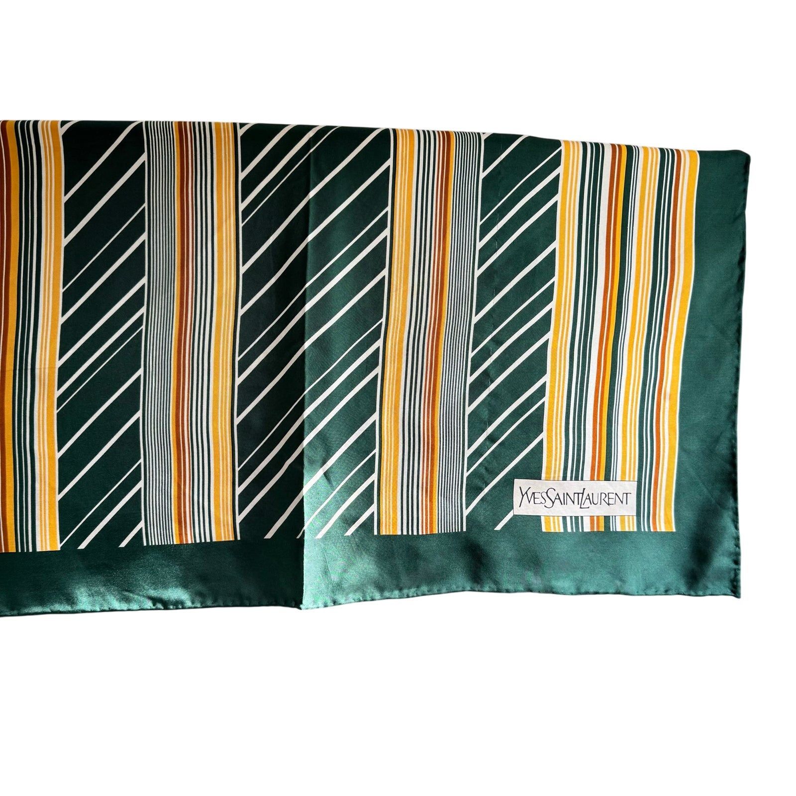 Yves Saint Laurent Vintage YSL Large Silk Scarf Wrap Size ONE SIZE - 8 Thumbnail