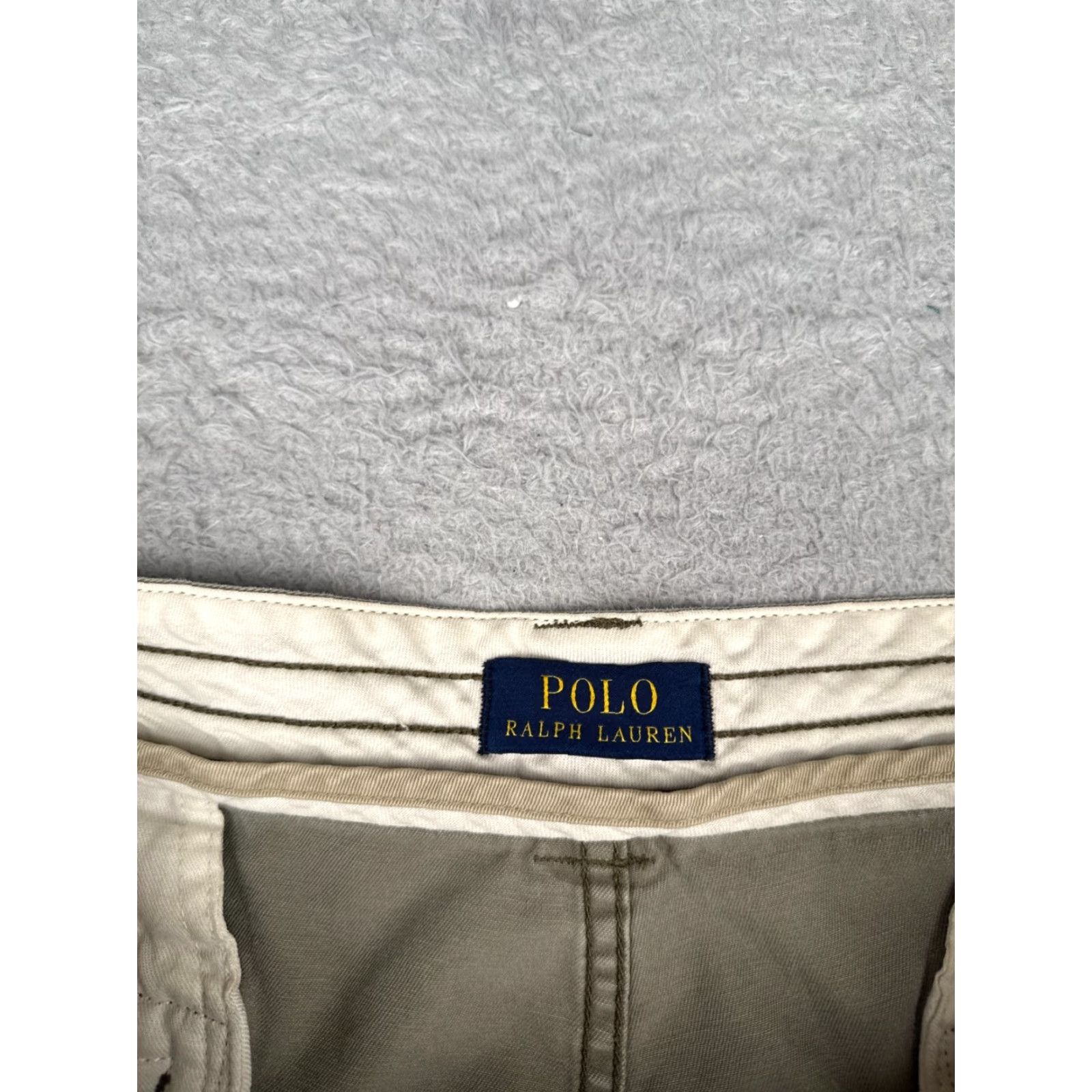 Polo Ralph Lauren VINTAGE Polo Ralph Lauren Cargo Shorts Mens 40 Green 100% Cotton Twill Pockets 10in Inseam Regular Fit Casual Workwear American Army Outdoor Mens Size US L / EU 52-54 / 3 - 7 Thumbnail