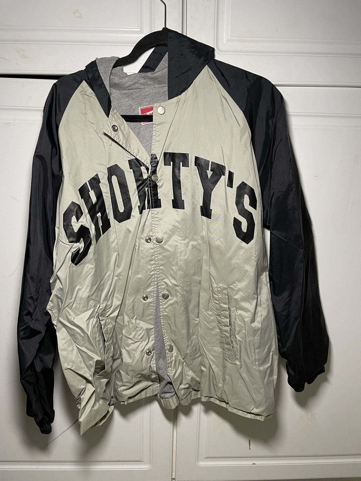 image of 40S Shorties Vintage Shorties Wind Breaker in Black, Men's (Size Medium)