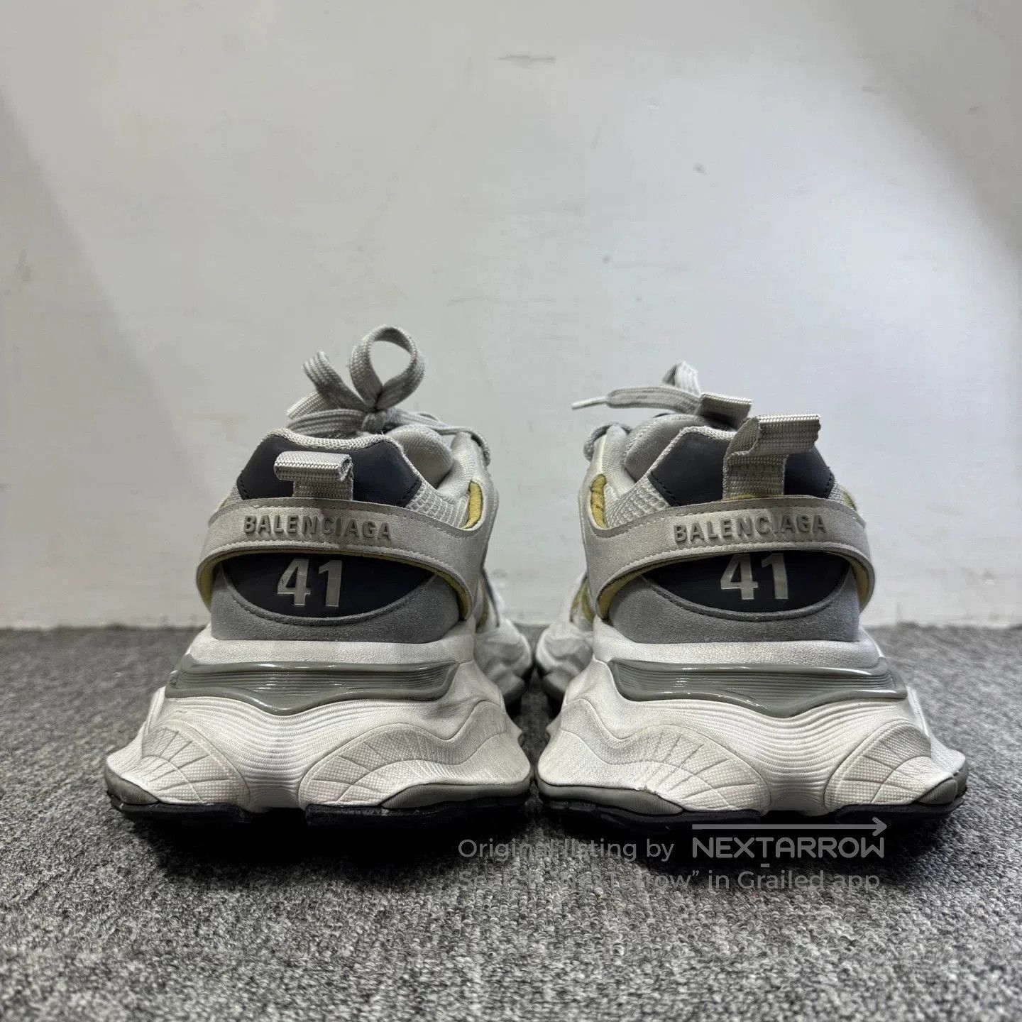 Balenciaga Multi Color Low-Top Sneakers Size 8. Size US 8 / EU 41 - 3 Thumbnail