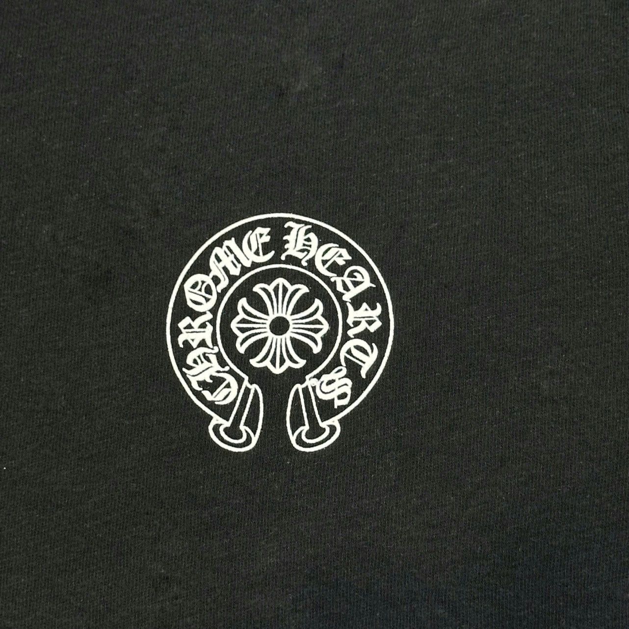 【90S】Chrome Hearts スクロールロゴ刺繍【Vintage】黒/黒 90S】Chrome Hearts スクロールロゴ刺繍【Vintage】黒/黒 Chrome