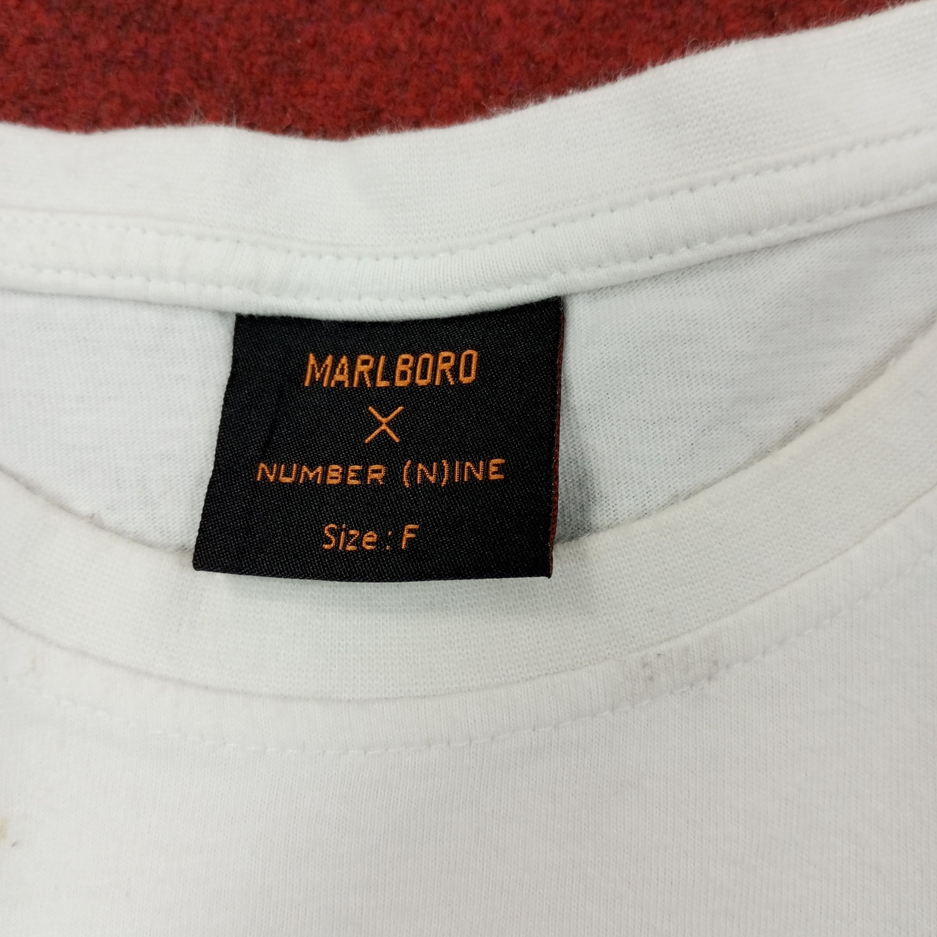 Number (N)ine Number Nine X Marlboro Japanese Brand Custom Tshirt c249n78 Size US L / EU 52-54 / 3 - 9 Thumbnail