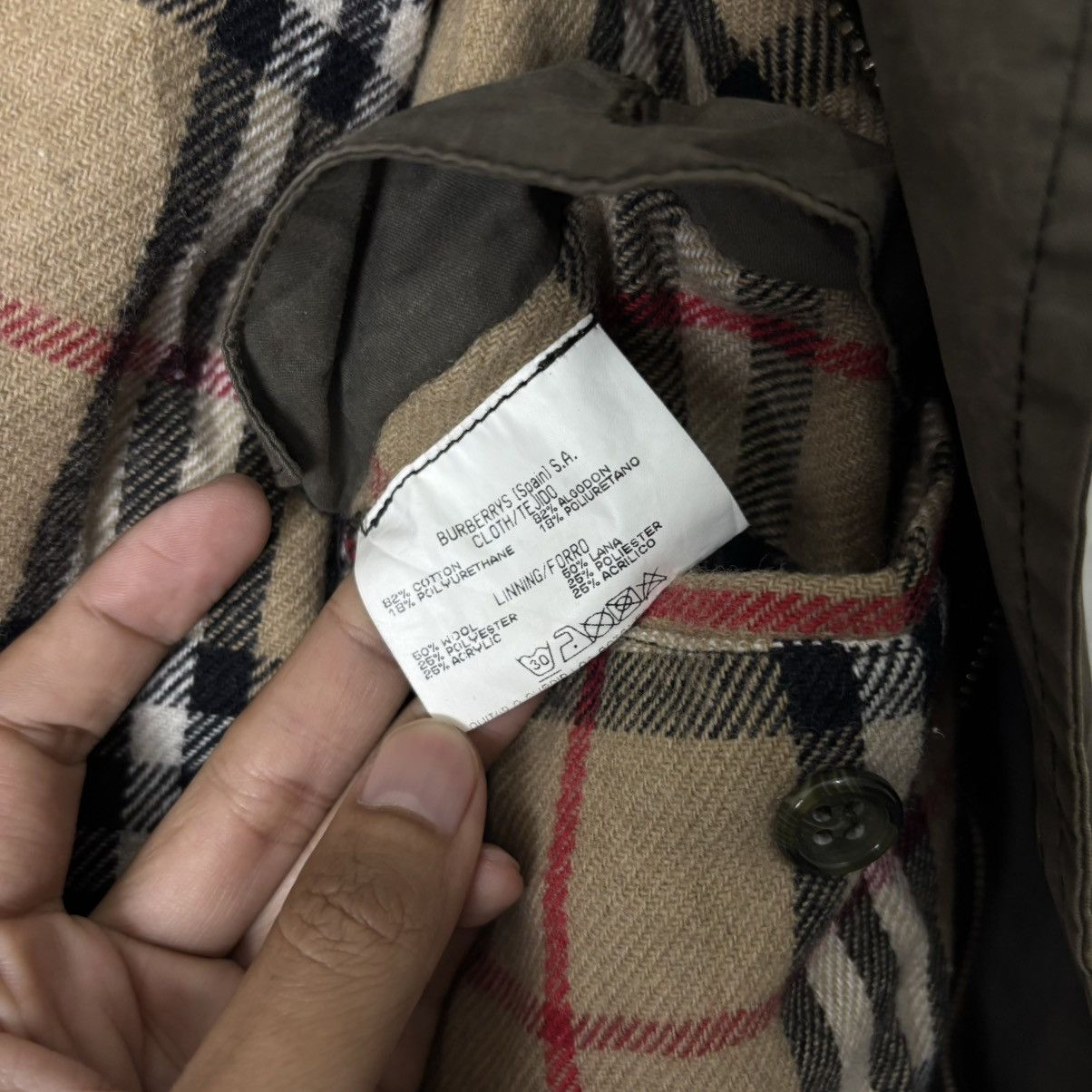 Burberry × Vintage VINTAGE BURBERRY JACKET Size US XL / EU 56 / 4 - 17 Thumbnail