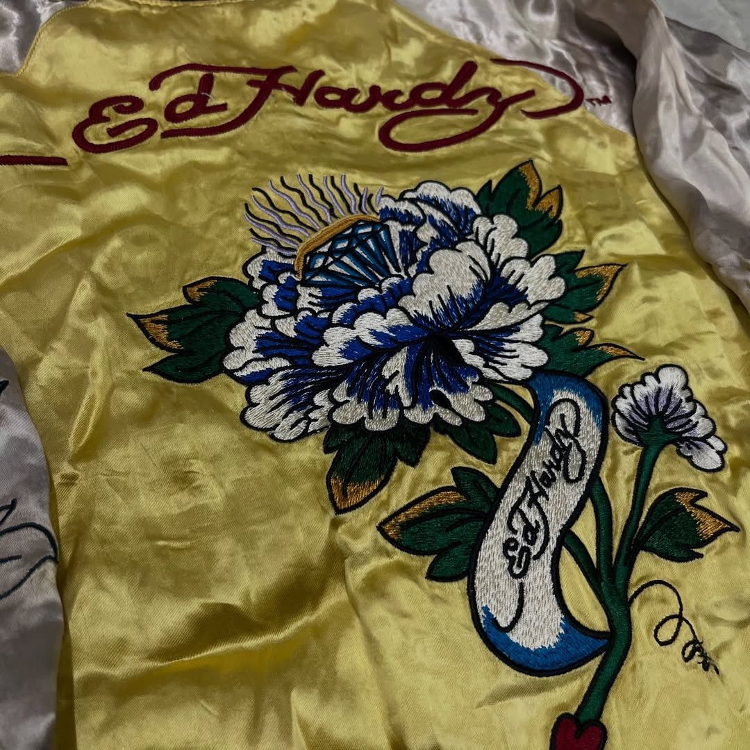 Christian Audigier × Ed Hardy Y2K Christian Audigier 'Ed Hardy' Sukajan Jacket Size US S / EU 44-46 / 1 - 6 Thumbnail
