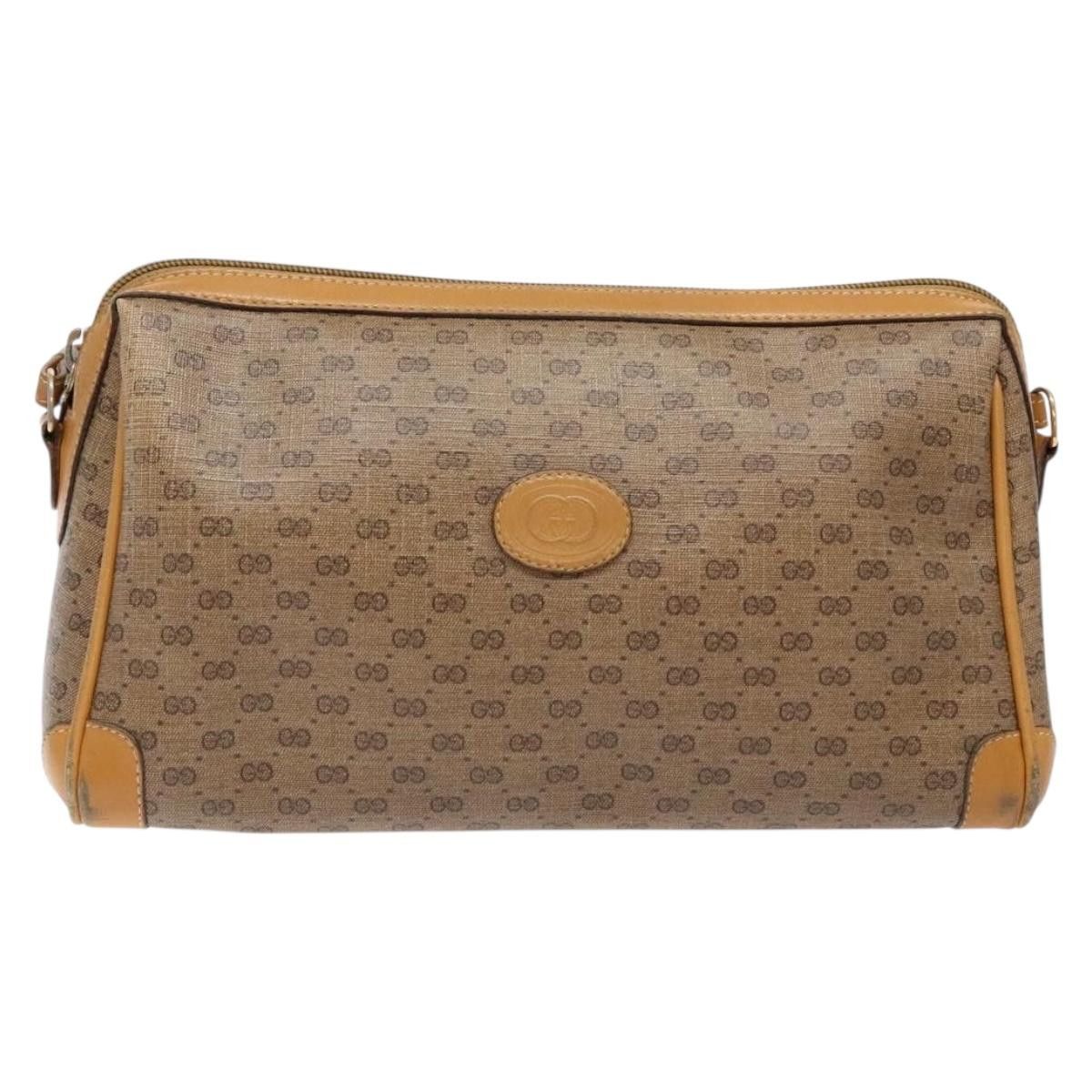 Gucci GUCCI Micro GG Supreme Shoulder Bag Pvc Beige Gold Size ONE SIZE - 2 Thumbnail