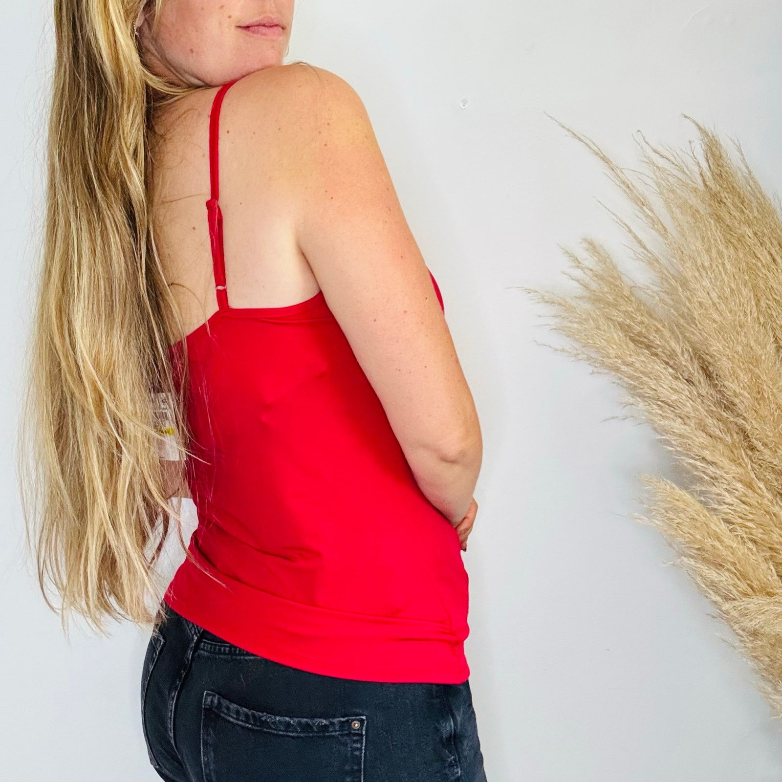 Vintage NEW VINTAGE Red Strappy Cutout Front $68 Tank Top Blouse M Size M / US 6-8 / IT 42-44 - 7 Thumbnail