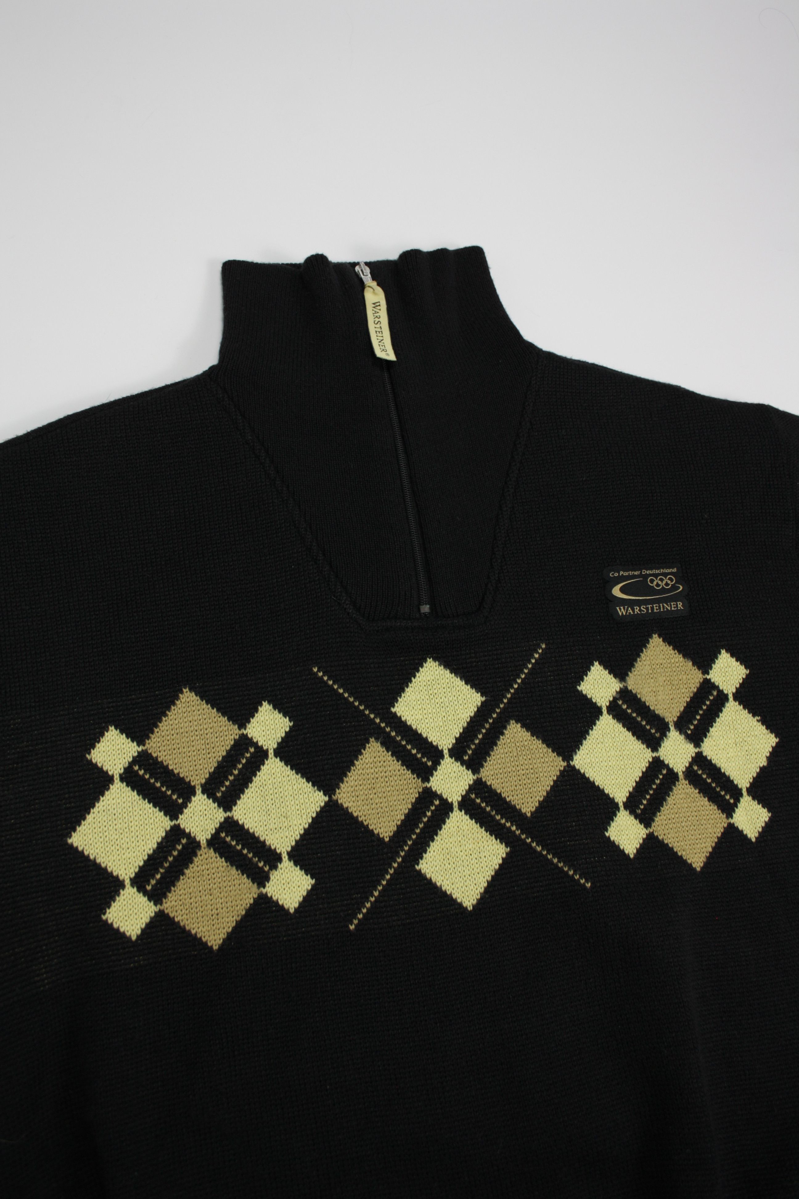 Vintage Warsteiner 90s Olympics Windstopper Ski Winter Sweater Size US M / EU 48-50 / 2 - 2 Thumbnail