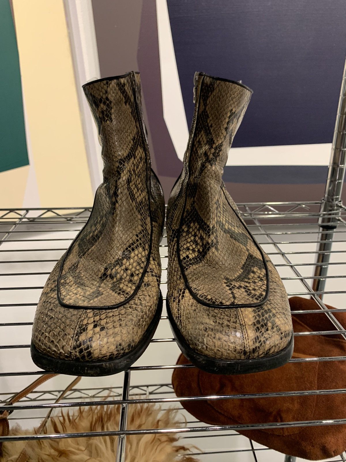Dries Van Noten Dries Van Noten Snake Skin Boot Size US 11 / EU 44 - 3 Thumbnail