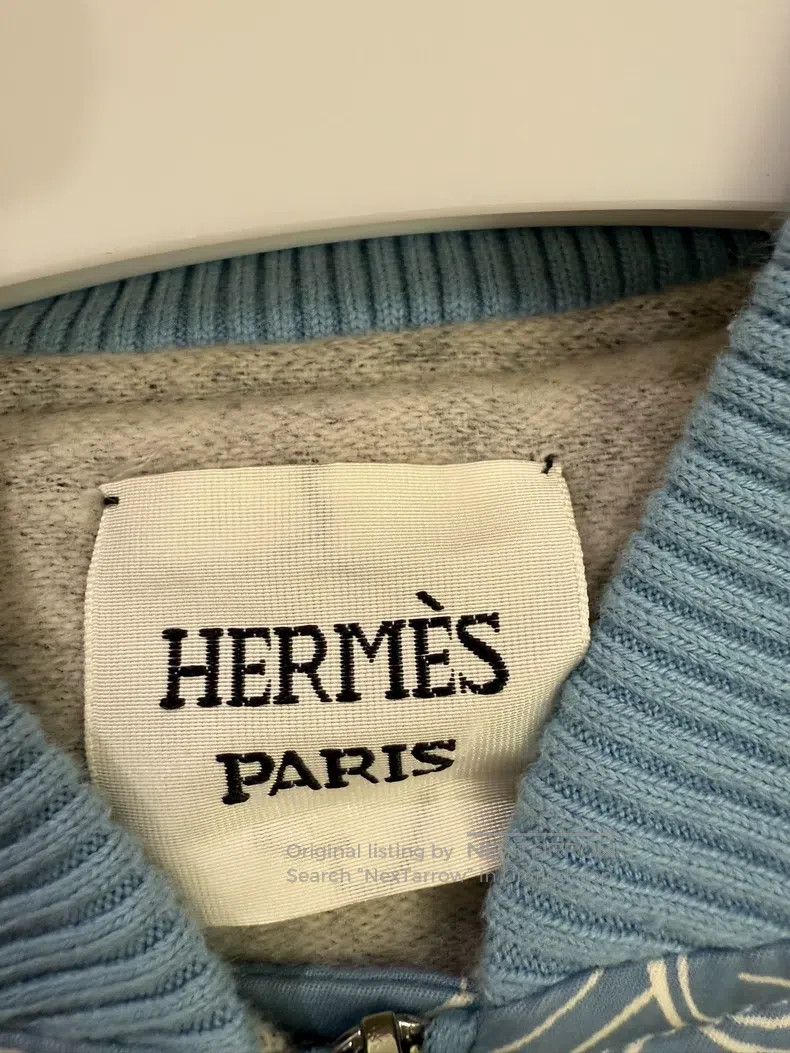 Hermes Hermes Women's Flight Jacket, Blue Size XXS / US 00 / IT 34 - 3 Thumbnail