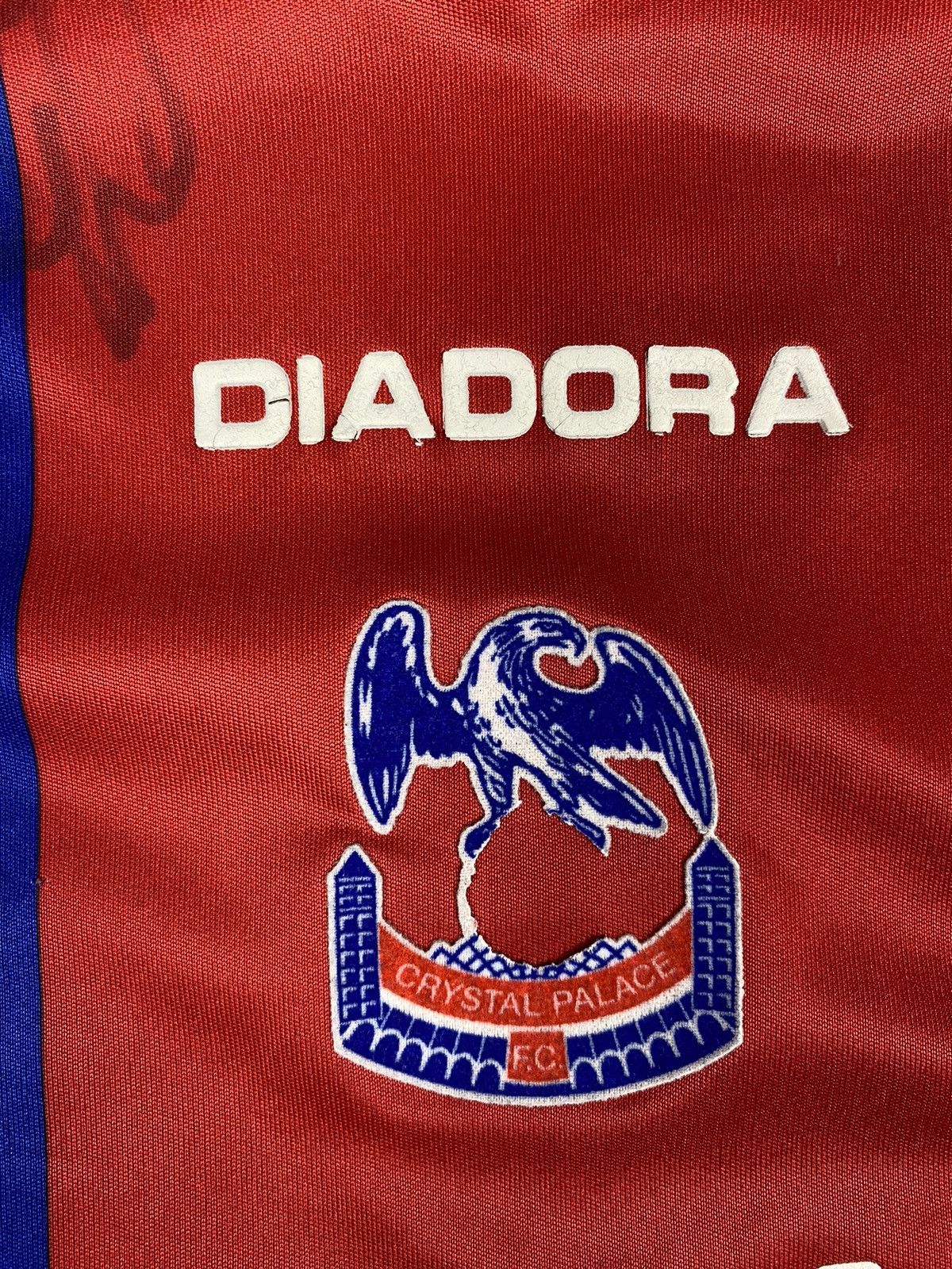 Diadora × Vintage Vintage Diadora Crystal Palace Soccer Jersey Boys Size US S / EU 44-46 / 1 - 8 Thumbnail