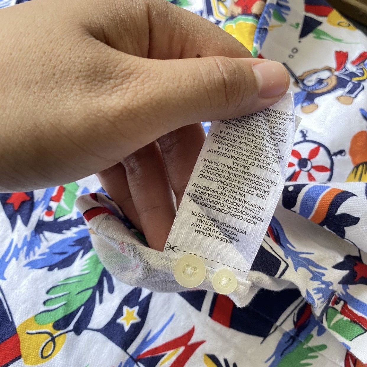 Polo Ralph Lauren × Ralph Lauren Polo Bear shirt Ralph Lauren Full Print logo Bear Beach XL Size US XL / EU 56 / 4 - 15 Thumbnail