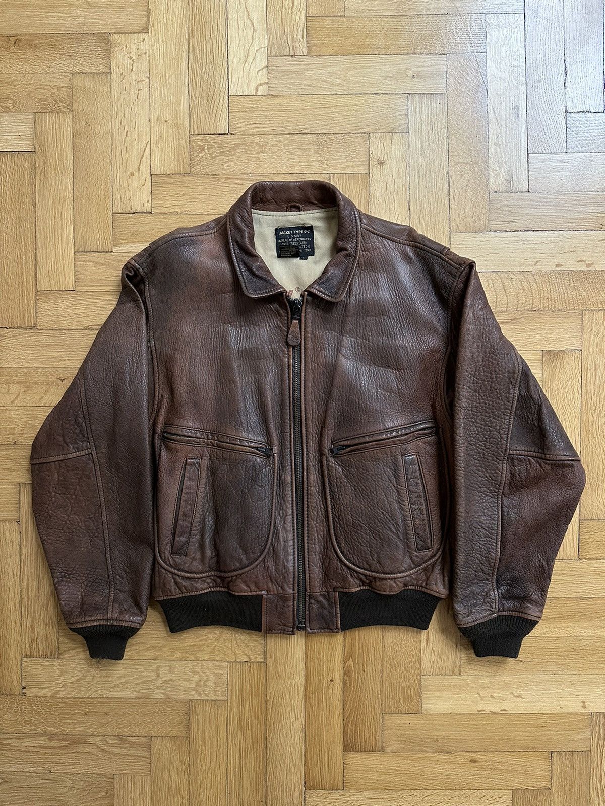 Avirex × Vintage China doll 1988 Averix leather jacket | Grailed