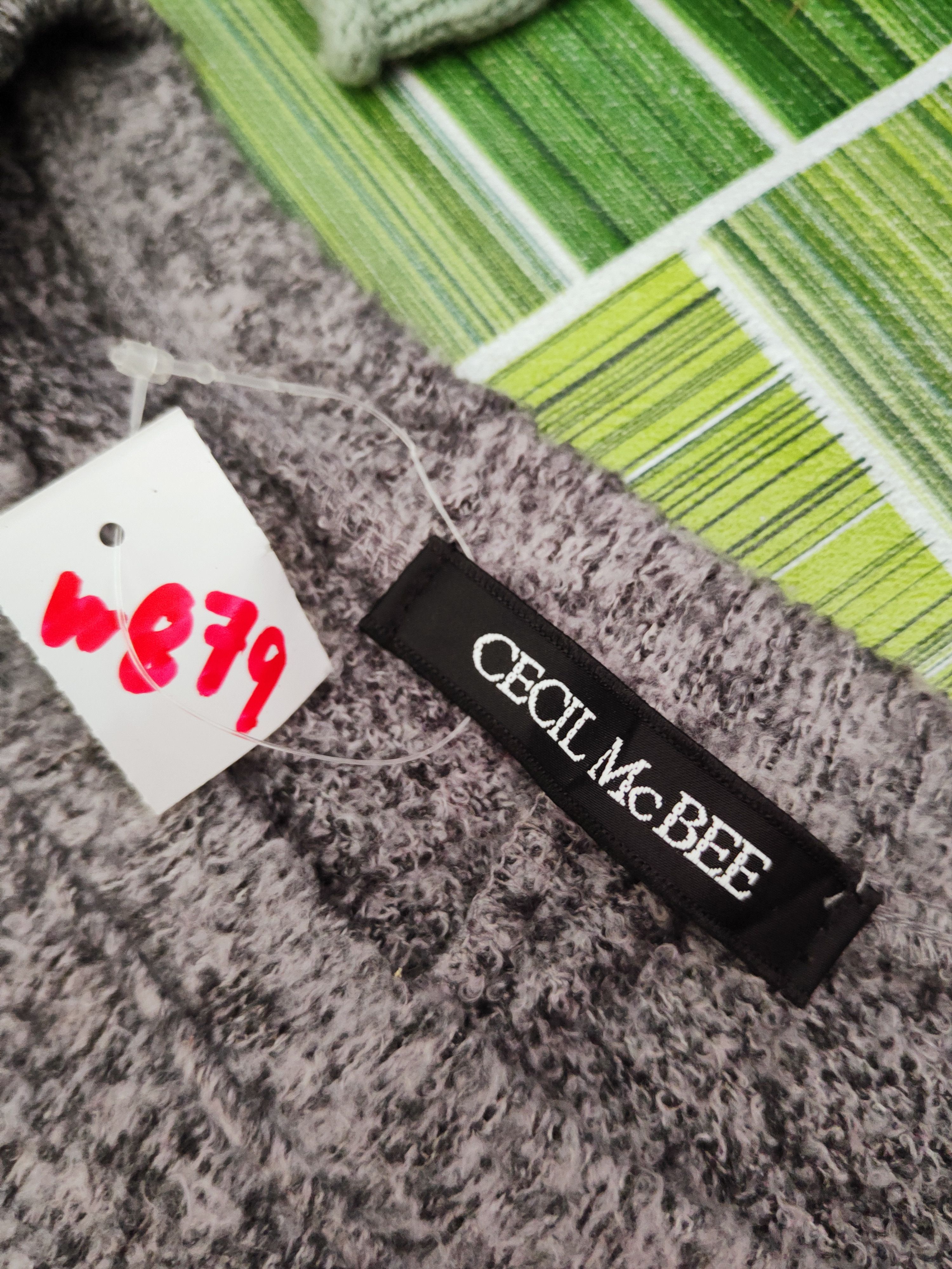 Homespun Knitwear × Japanese Brand × Vintage Cecil McBee Gray Knitwear Sweatshirts #W879 Size M / US 6-8 / IT 42-44 - 11 Thumbnail