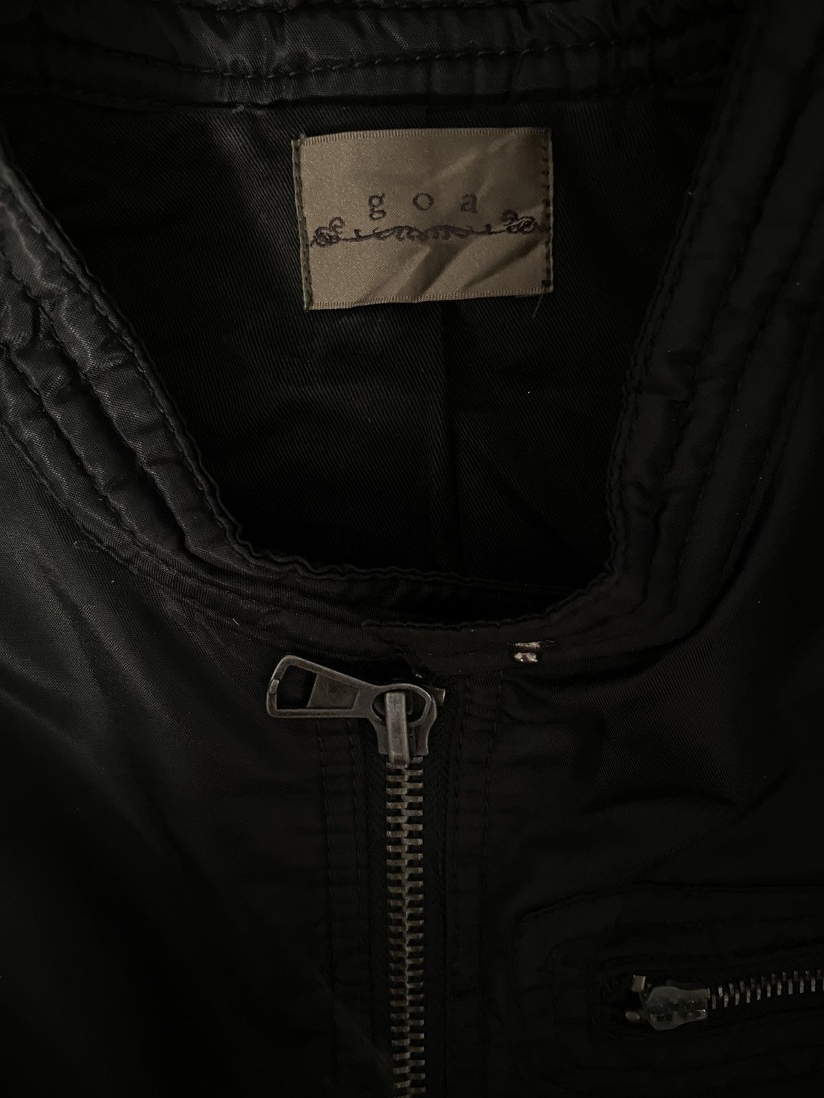 If Six Was Nine G.O.A Avant-Garde Crop Bomber Jacket Size US M / EU 48-50 / 2 - 8 Thumbnail