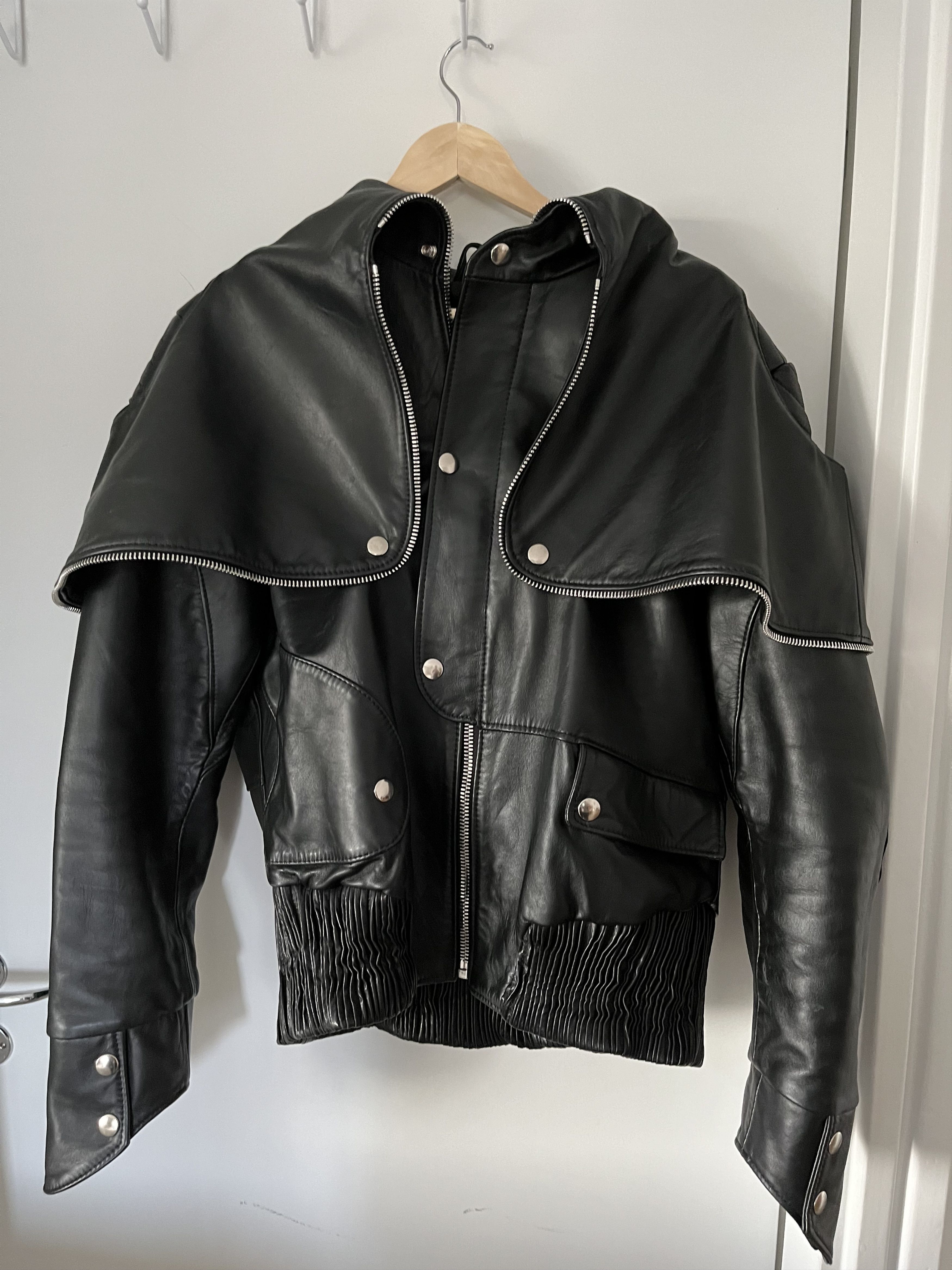 No Faith Studios No Faith Studios Aprons Leather Hood Jacket Size US L / EU 52-54 / 3 - 4 Thumbnail