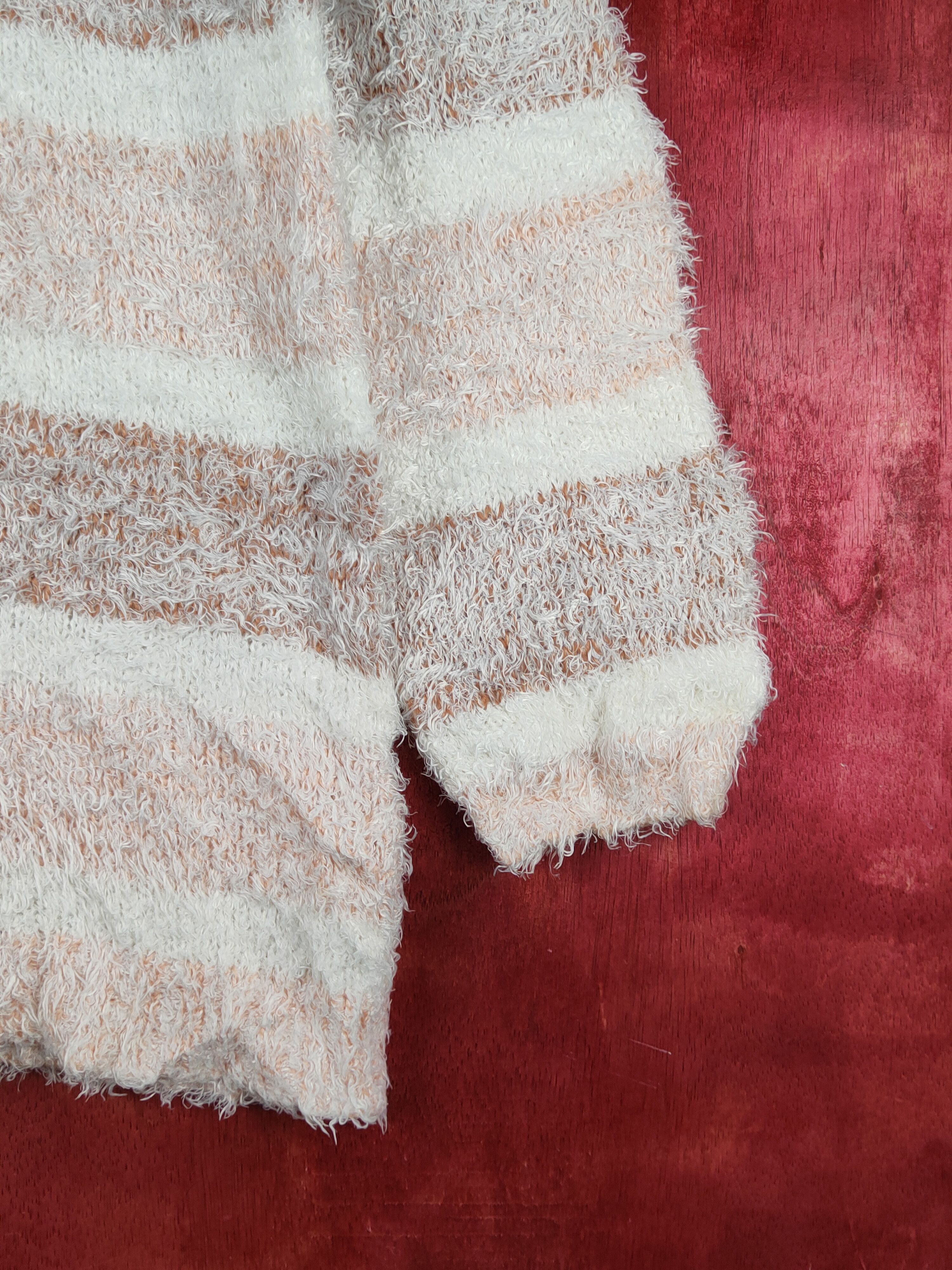 Japanese Brand × Vintage Losicarie Orange Brown Fur Mohair Knitwear #S1960 Size S / US 4 / IT 40 - 6 Thumbnail