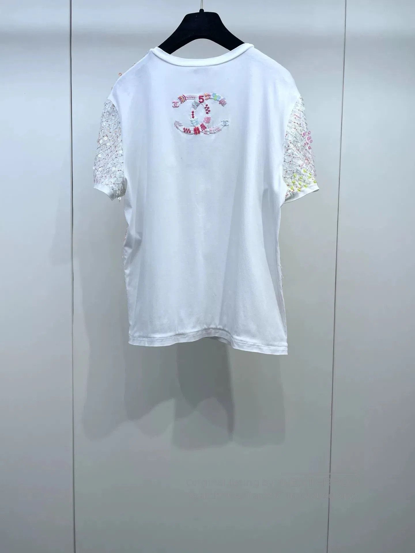 Chanel Chanel Beach Sequin Short Sleeve Top. Size M / US 6-8 / IT 42-44 - 2 Thumbnail