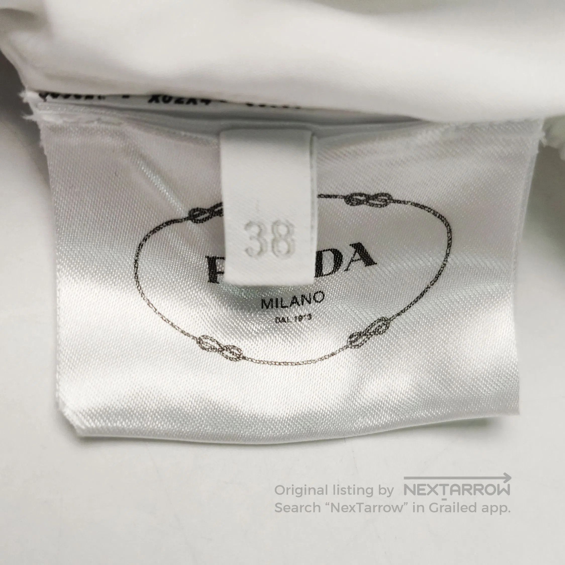 Prada Prada Cropped Cotton Long Sleeve Button. Size S / US 4 / IT 40 - 9 Thumbnail