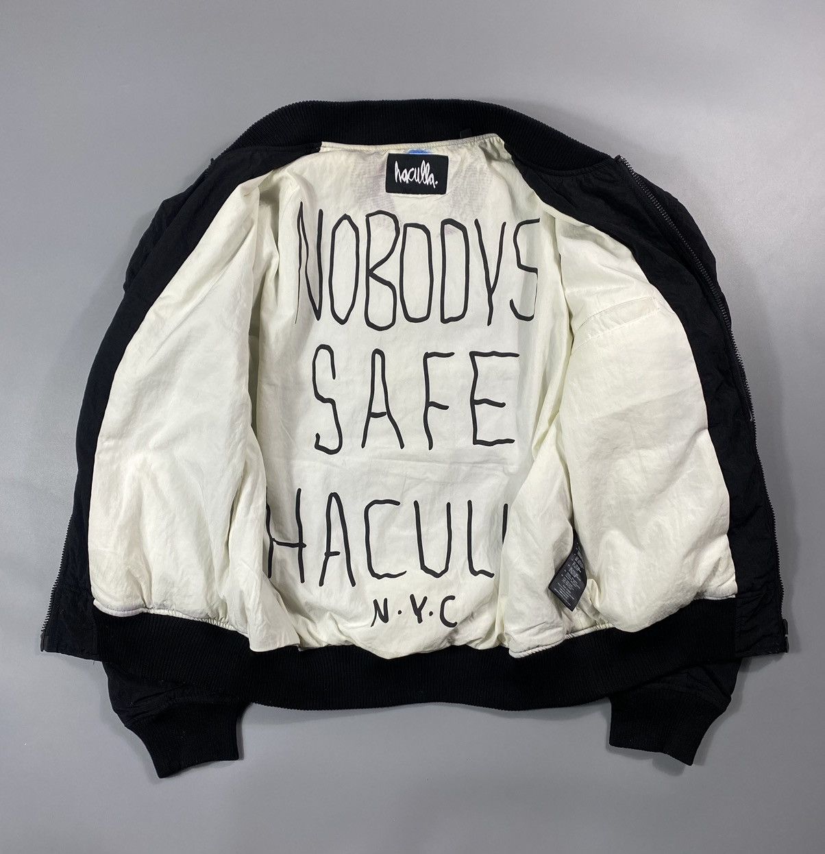 Haculla Haculla- Hand Painted Mirror Angel Bomber Jacket Size US L / EU 52-54 / 3 - 18 Thumbnail