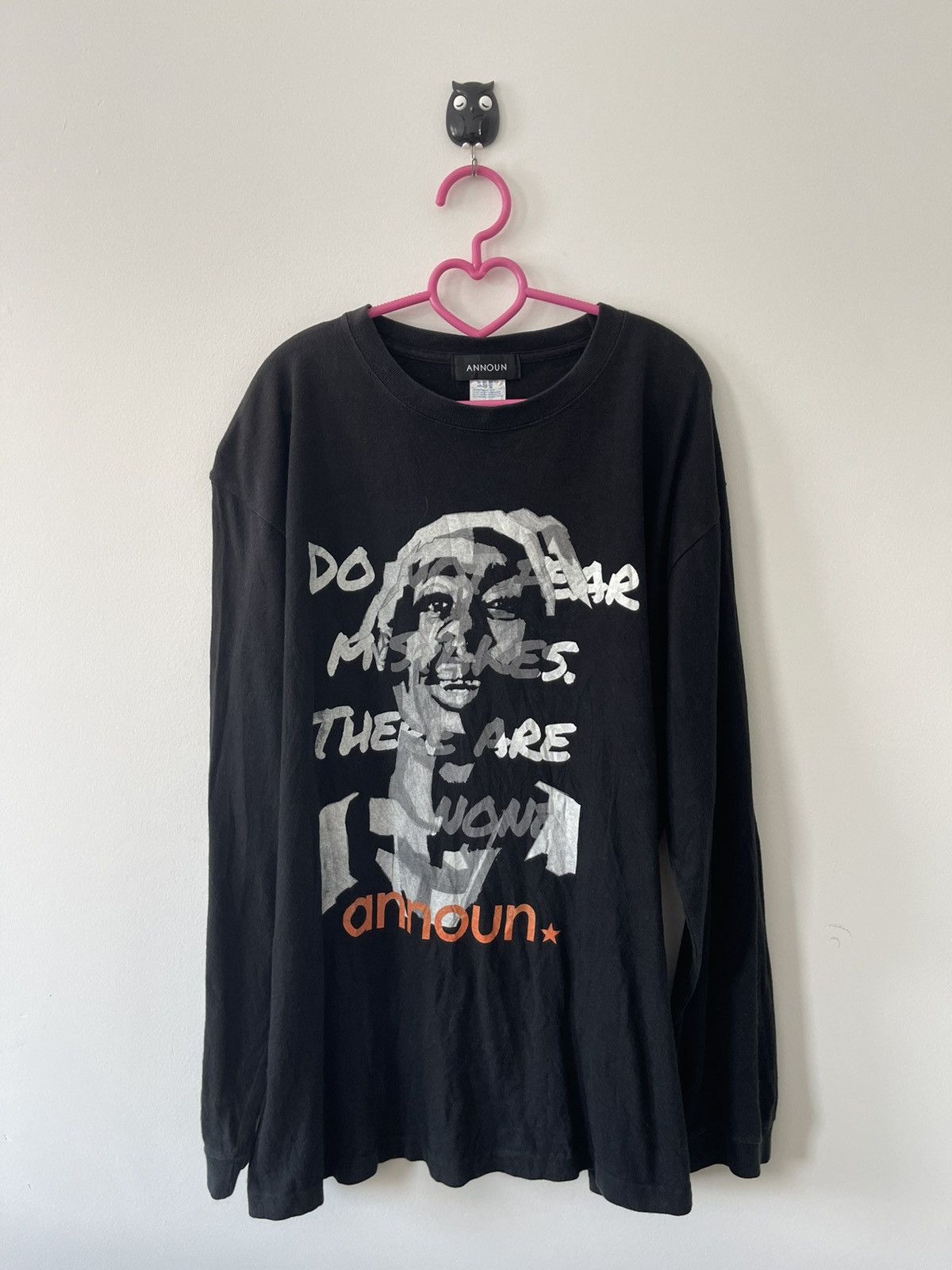 Rap Tees Rare Vintage ANNOUN 2Pac Poem Rap Tees Size US XL / EU 56 / 4 - 1 Thumbnail