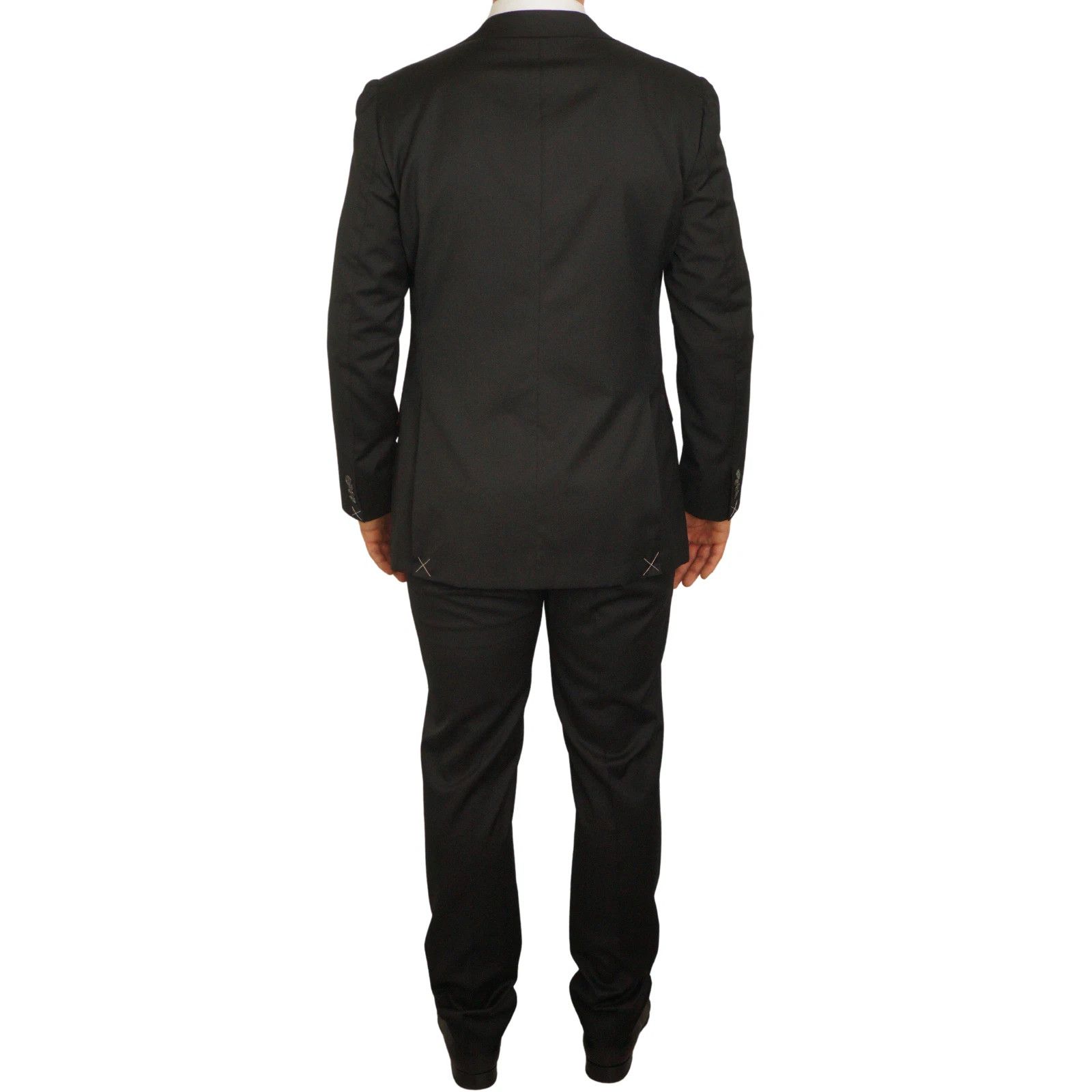Suitsupply Men Suitsupply Suit Napoli Black REDA Wool S110 98 UK/US40L Size 40L - 3 Thumbnail