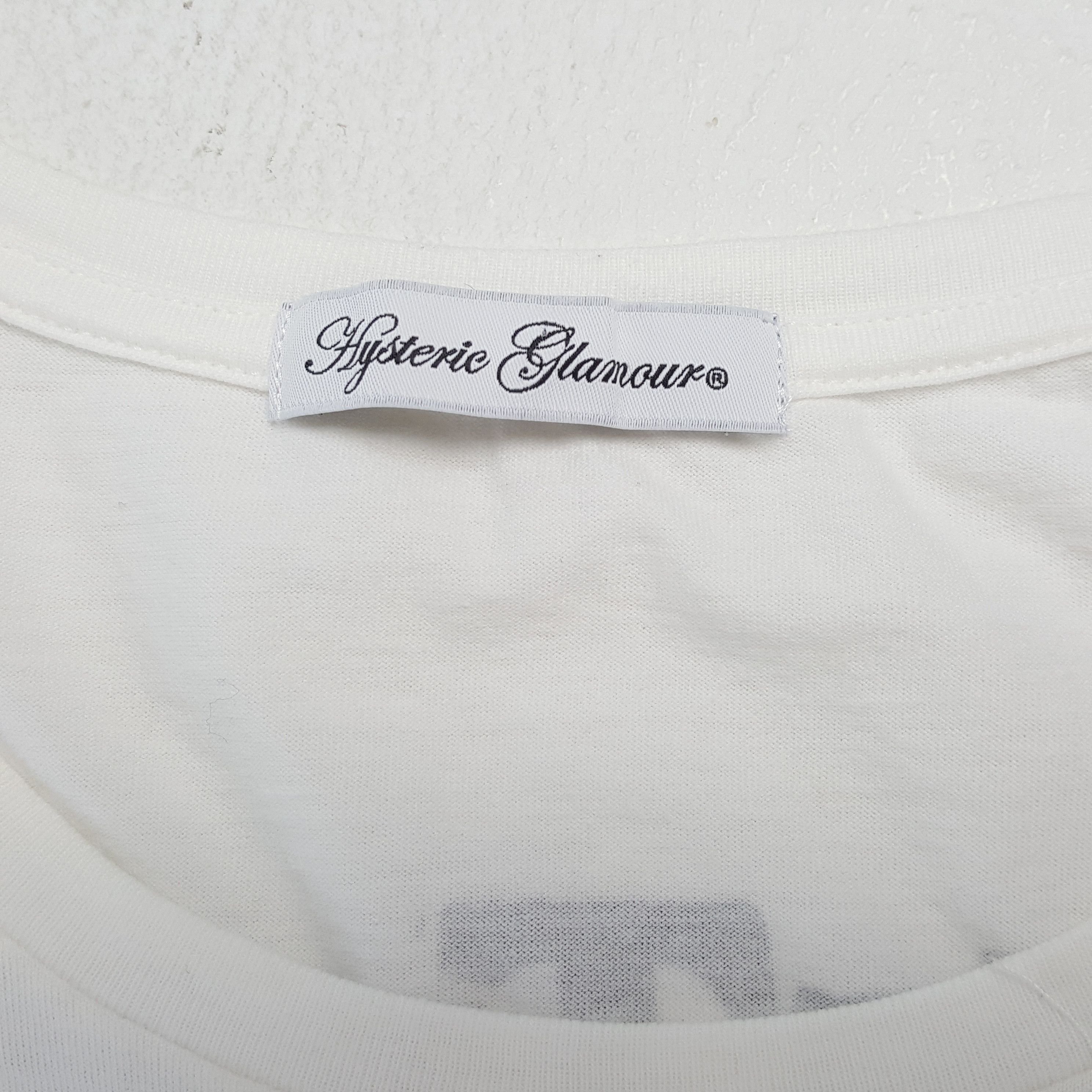 Hysteric Glamour × Japanese Brand × Vintage HYSTERIC GLAMOUR Japanese Brand Custom Art Tshirt Size S / US 4 / IT 40 - 10 Thumbnail